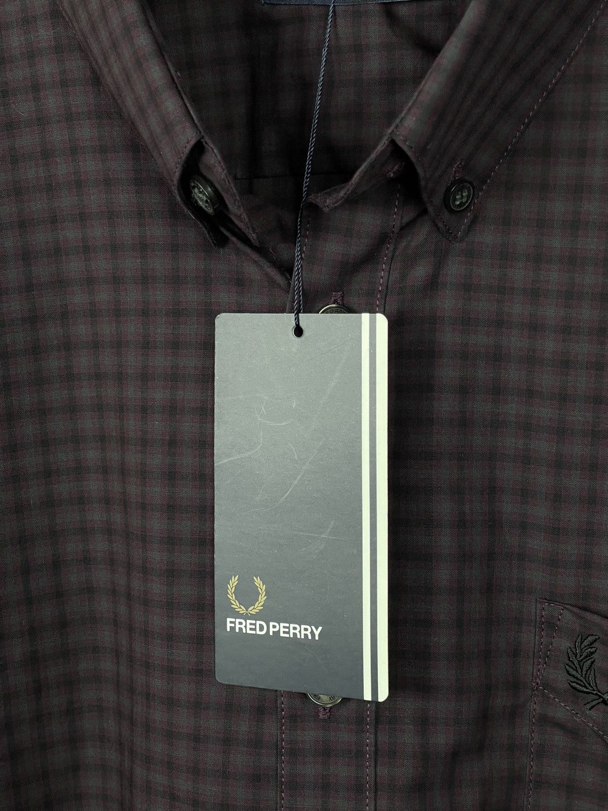 Fred Perry Fred Perry Cotton Checkered Button Up Shirt Men’s Size Large Size US L / EU 52-54 / 3 - 5 Thumbnail