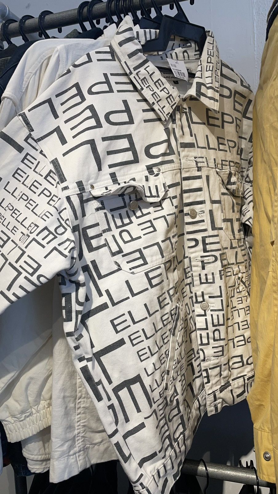 Pelle Pelle Marc Buchanan Pelle pelle Fullprint Denim Jacket monogram Size US XL / EU 56 / 4 - 19 Thumbnail