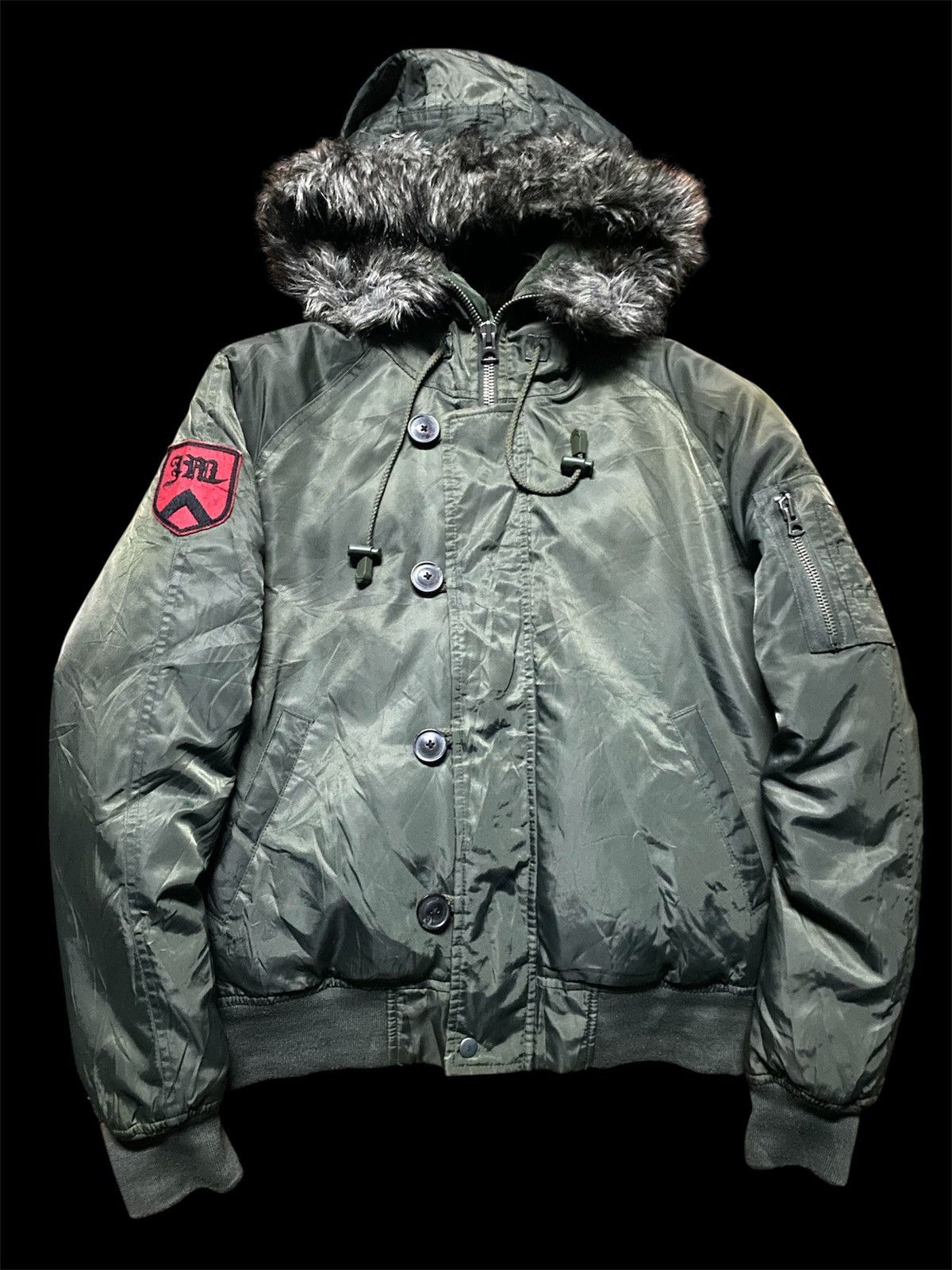 Juicy Couture ❗️OFFER❗️Vintage Juicy Couture N-2B Faux Fur Flight Jacket Size S / US 4 / IT 40 - 1 Thumbnail