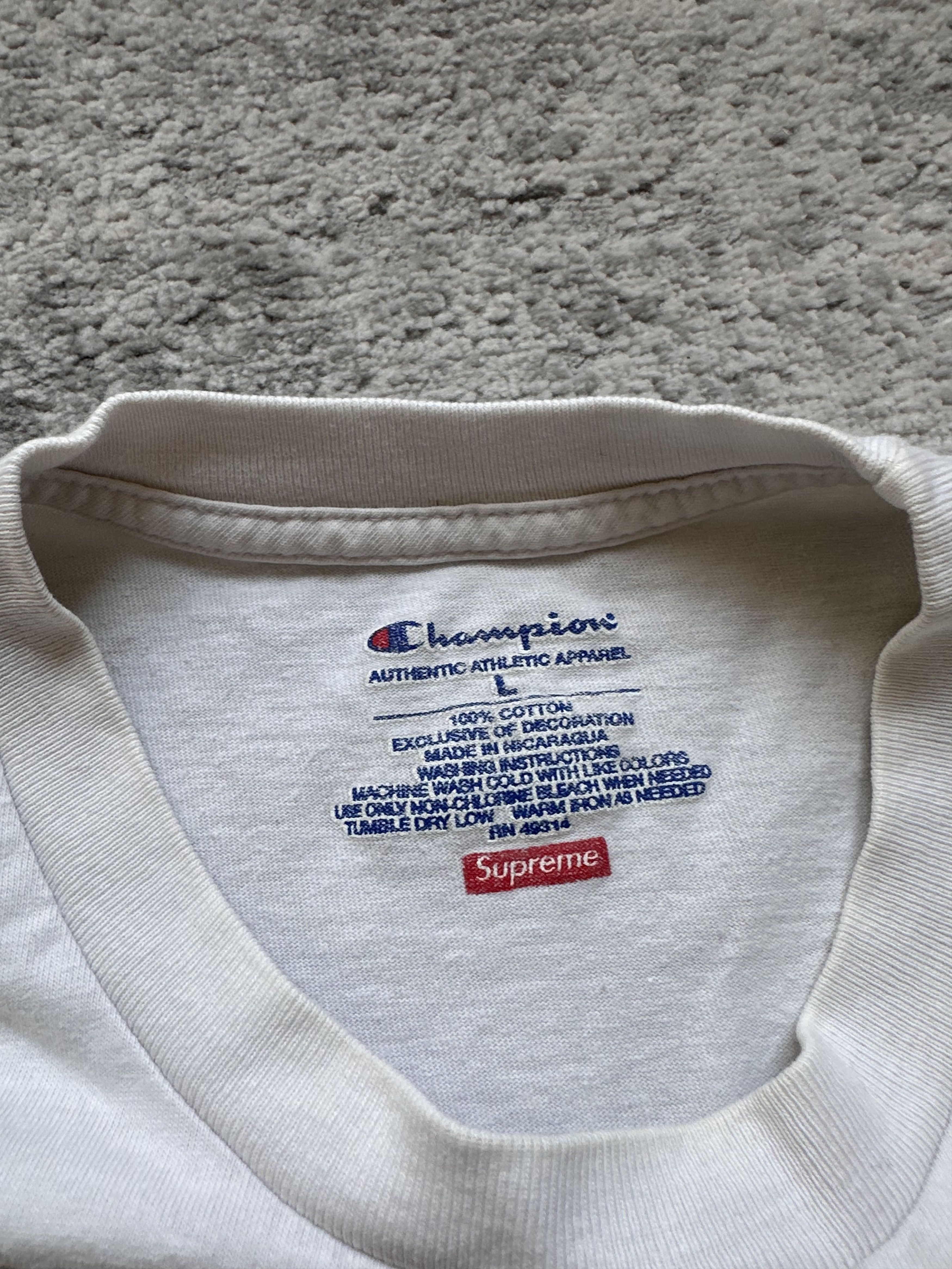 Champion × Supreme Supreme Champion t shirt Size US L / EU 52-54 / 3 - 8 Thumbnail