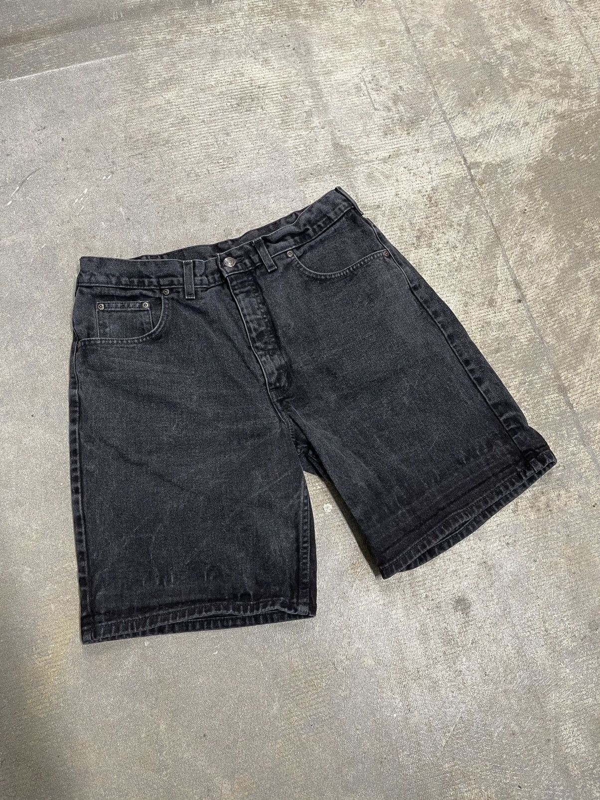 Kirkland Signature Vintage Kirkland Black Denim Jorts Shorts Size US 32 / EU 48 - 1 Thumbnail