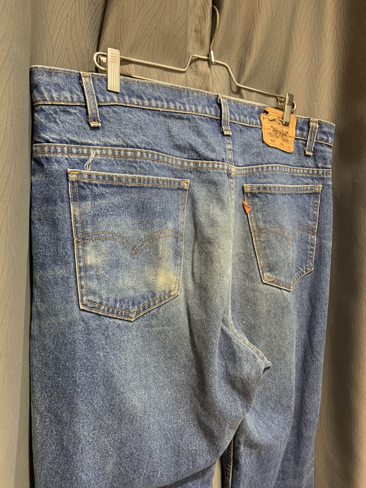 Levi's × Vintage Vintage 90s Levi's 517 Orange Tab Bootcut Size US 40 / EU 56 - 6 Thumbnail