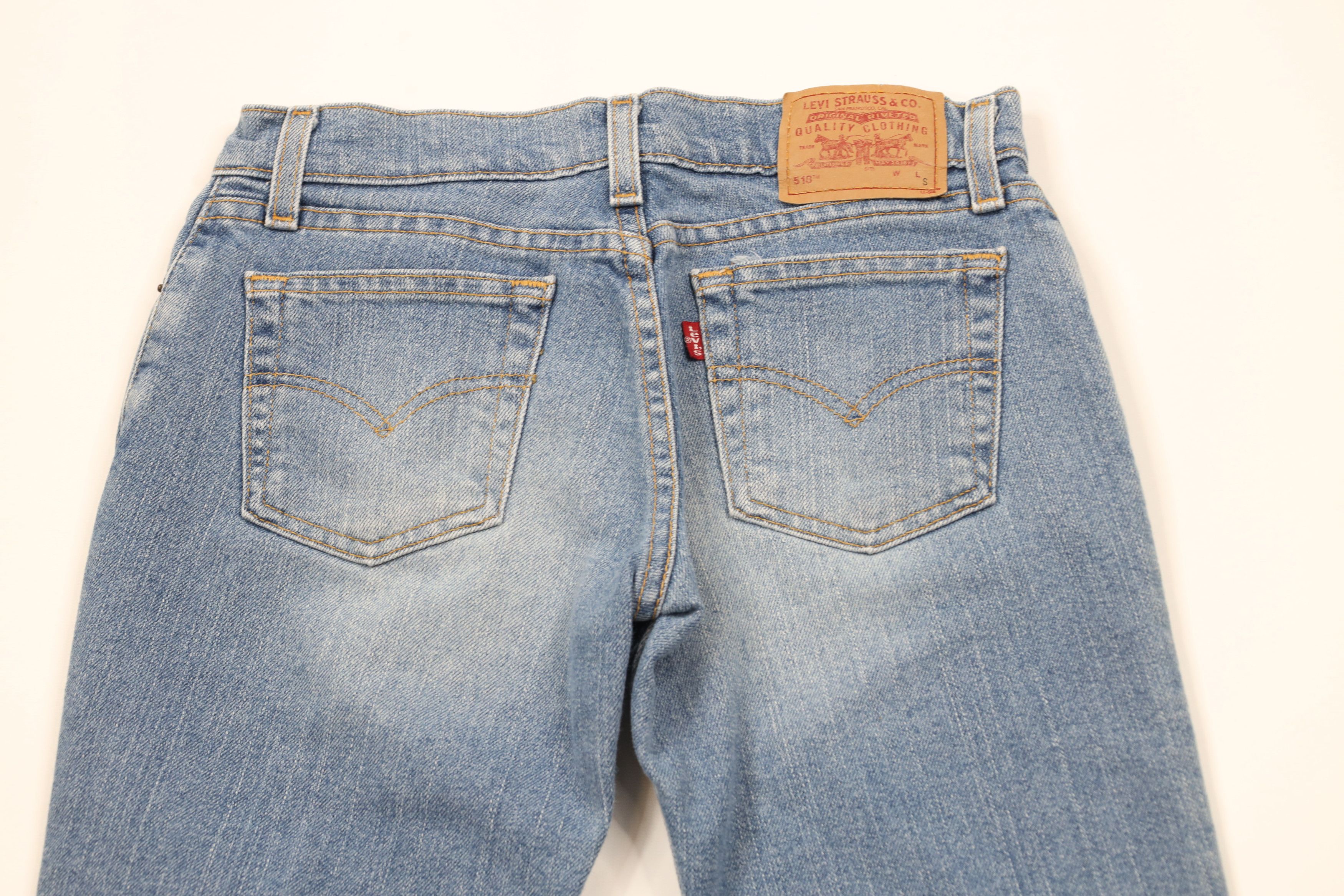 Levi's × Vintage Vintage Y2K 2002 Levis 518 Womens Stretch Bootcut Jeans Size 25" / US 0 / IT 36 - 10 Thumbnail