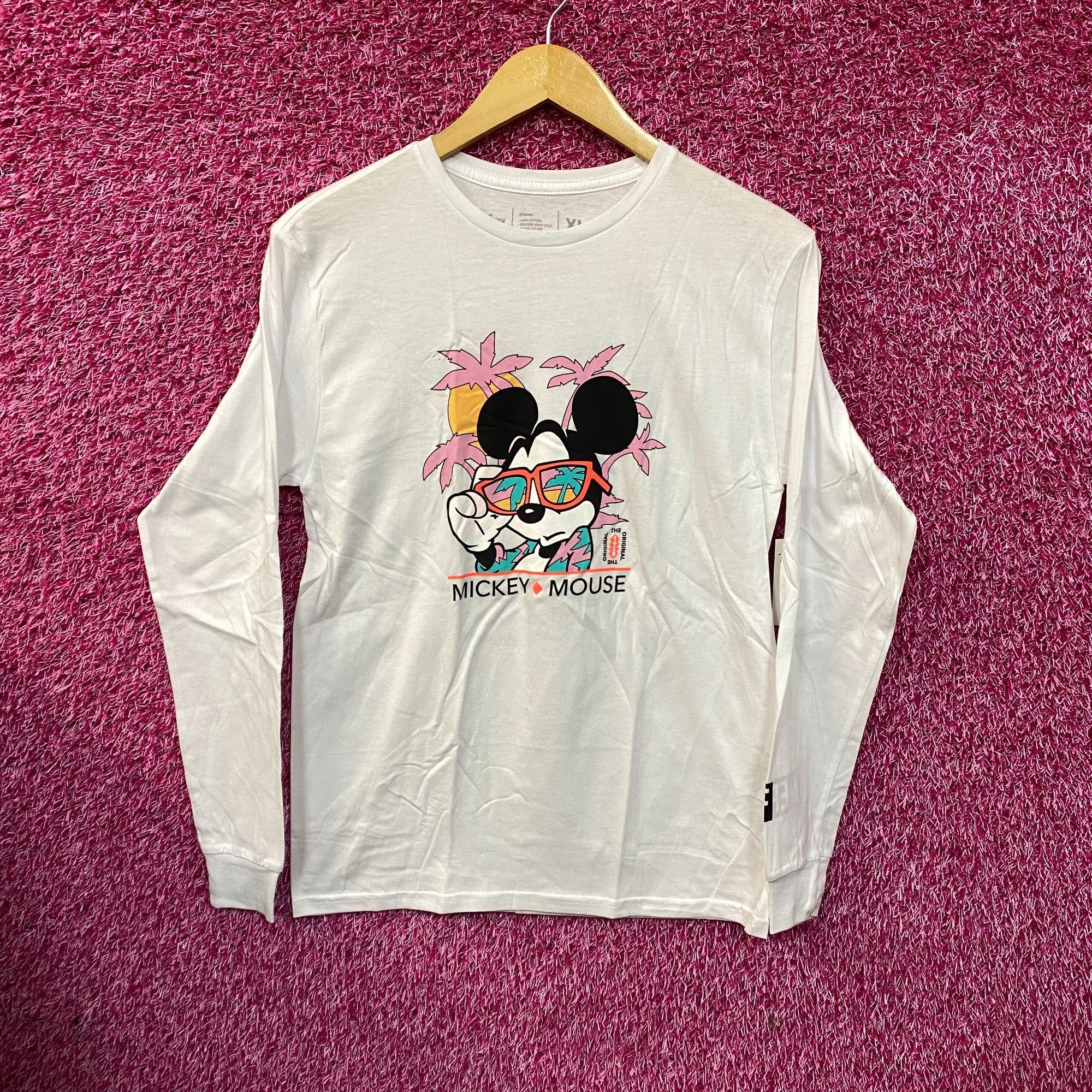 Disney Disney Mickey Mouse Vacation Beach Ready Long Sleeve T-Shirt Size XL / US 12-14 / IT 48-50 - 1 Thumbnail