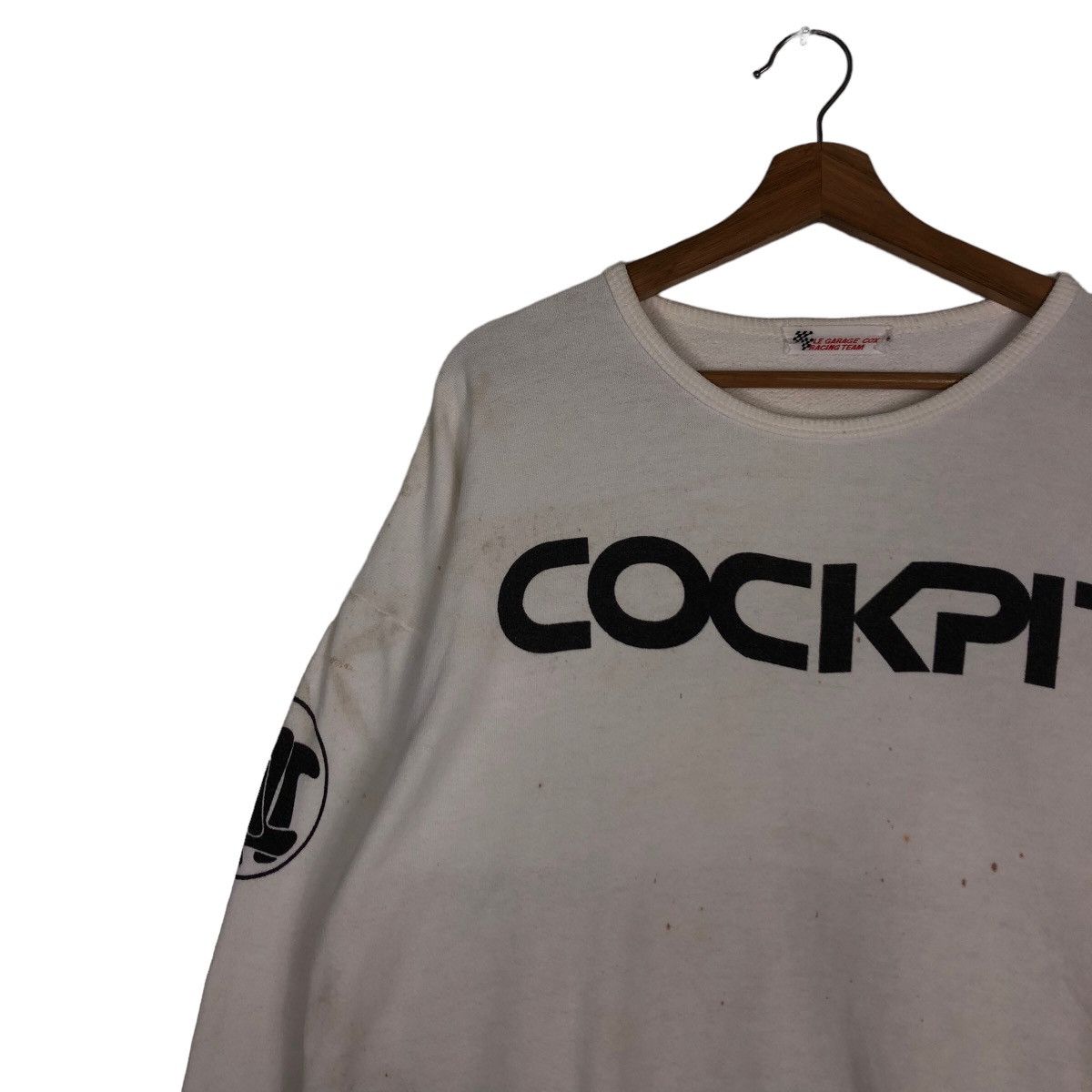 Japanese Brand Vintage Sweatshirt Racing Team Bridgestone Cockpit Big Logo Size US M / EU 48-50 / 2 - 8 Thumbnail