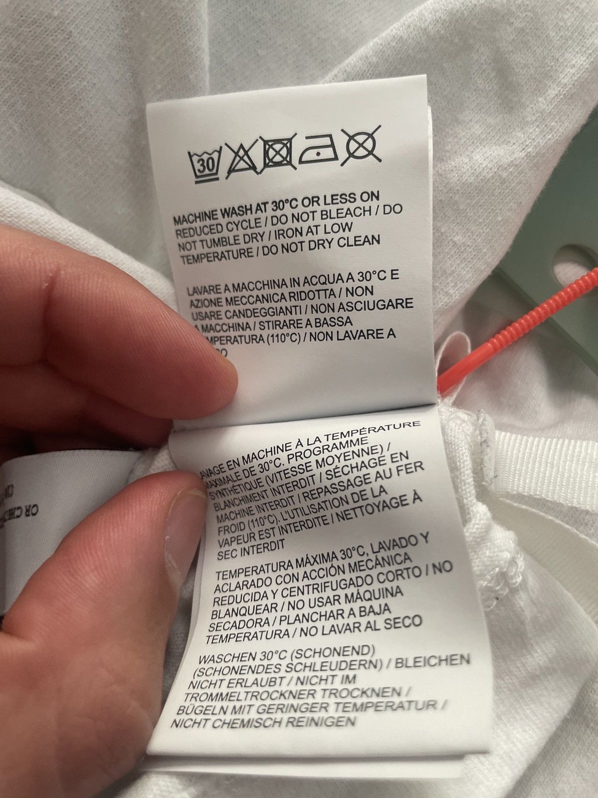Off-White Off White Long Sleeve Carravagio tee Size US M / EU 48-50 / 2 - 5 Thumbnail