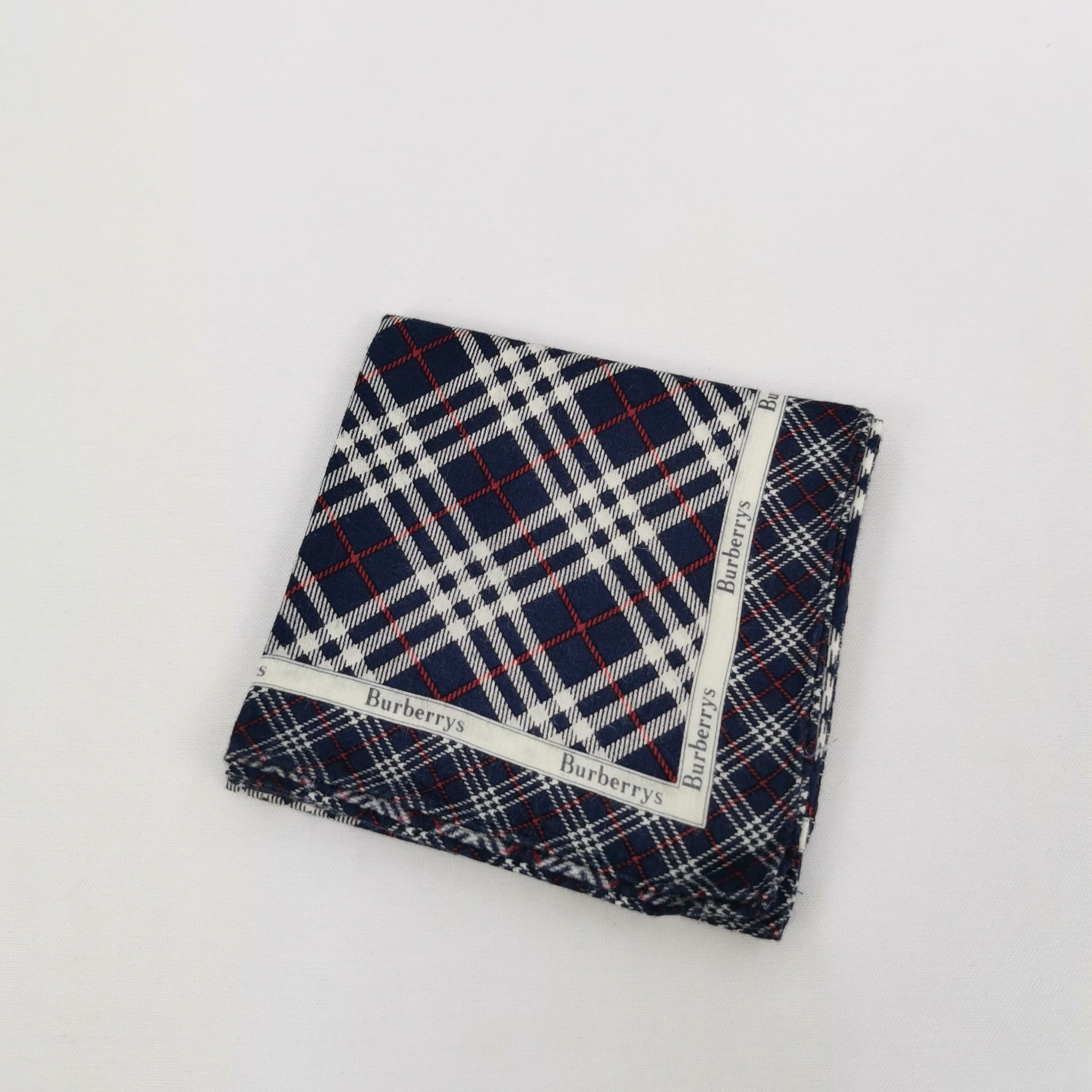 Burberry × Vintage Vintage Burberry Handkerchief Neckerchief Bandana Size ONE SIZE - 4 Thumbnail