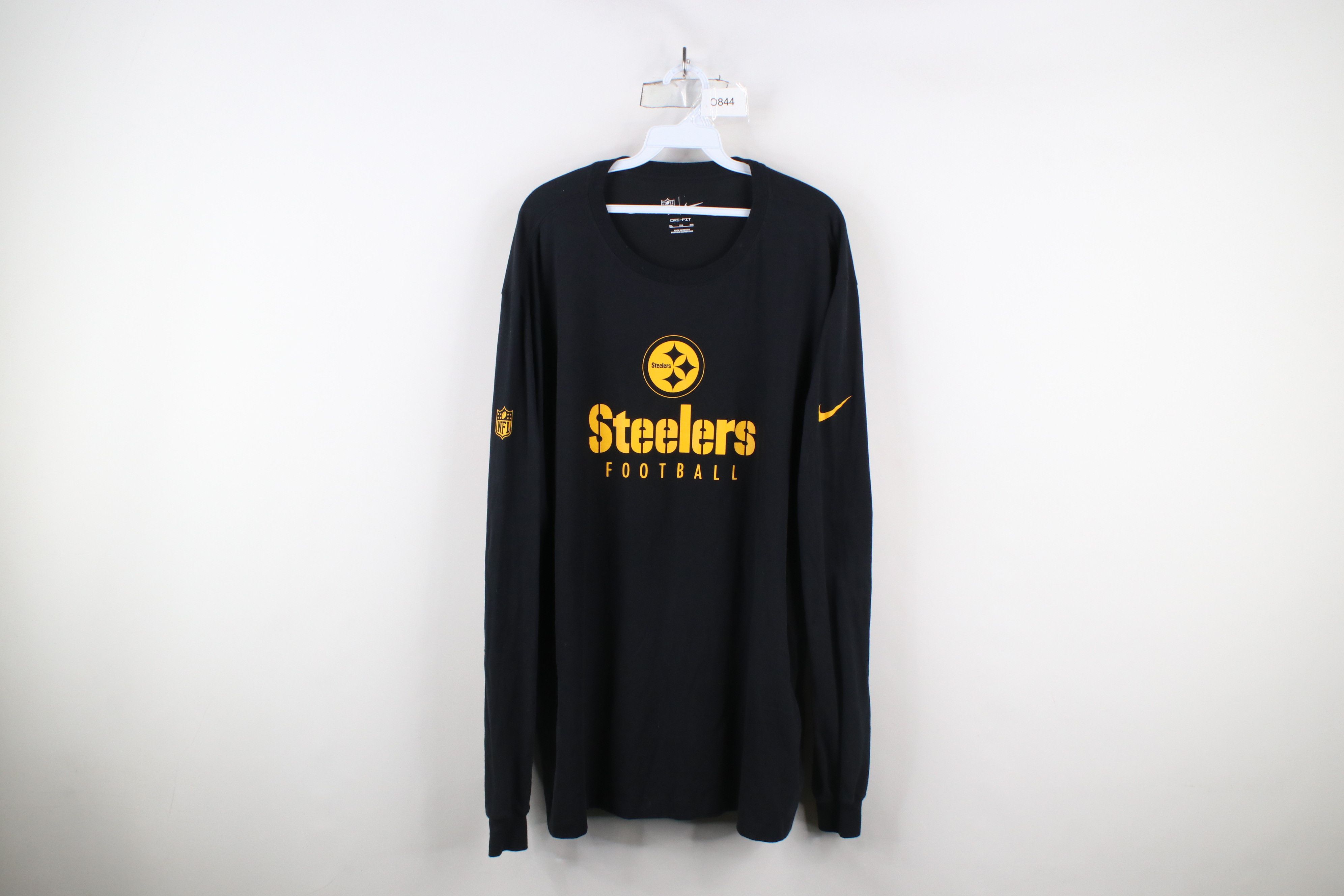Nike × Vintage Nike NFL Pittsburgh Steelers Football Long Sleeve T-Shirt Size US XXL / EU 58 / 5 - 1 Thumbnail
