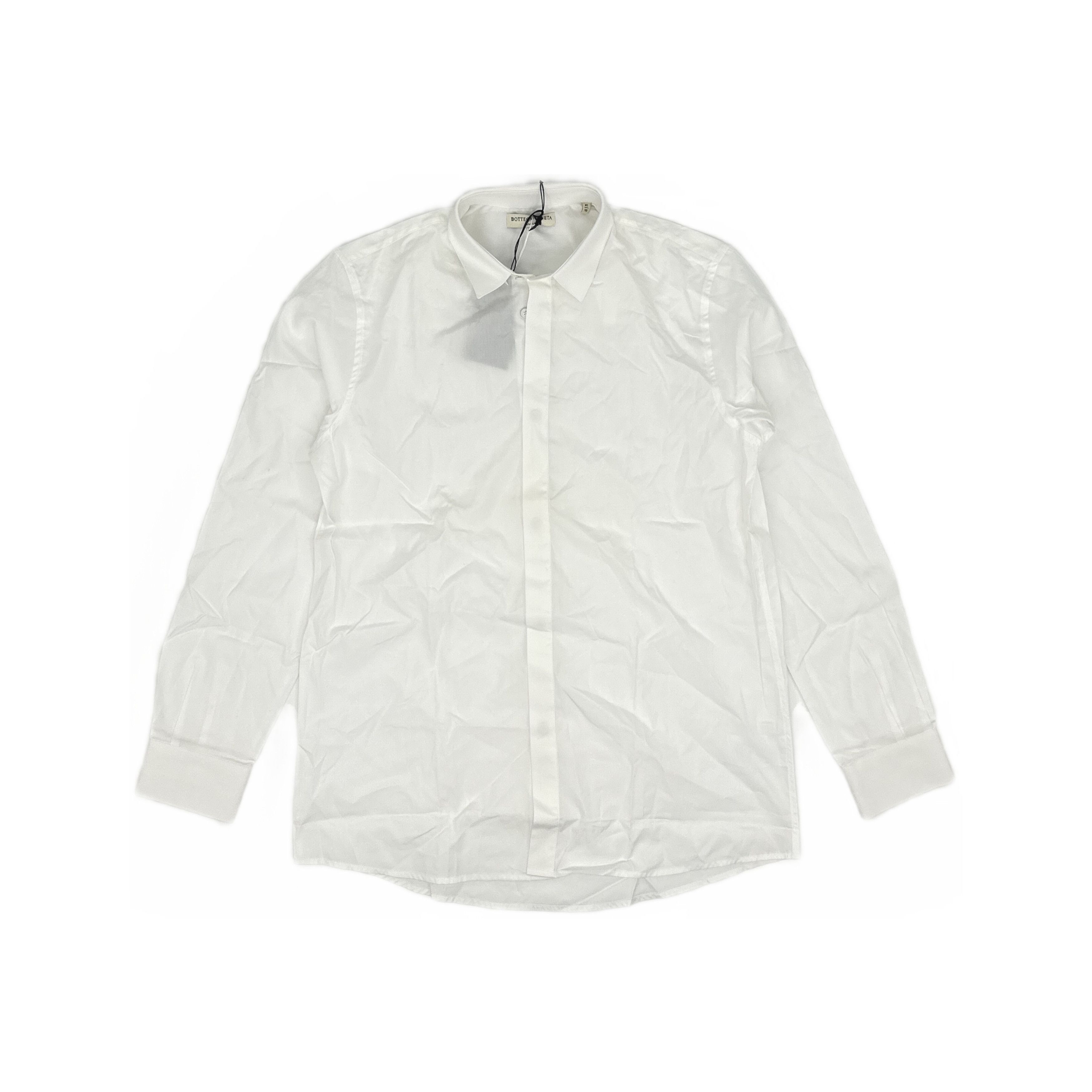 Bottega Veneta Bottega Veneta Popeline Button Up Shirt Size L Size US L / EU 52-54 / 3 - 1 Thumbnail