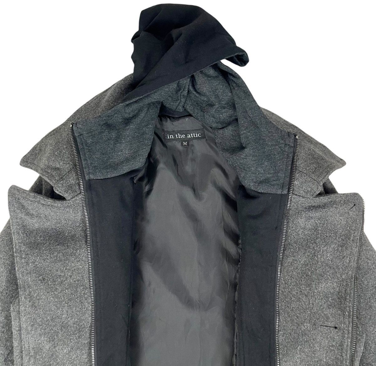 In The Attic × Japanese Brand Vintage In The Attic Wool Double Collar Jacket Size US L / EU 52-54 / 3 - 9 Thumbnail