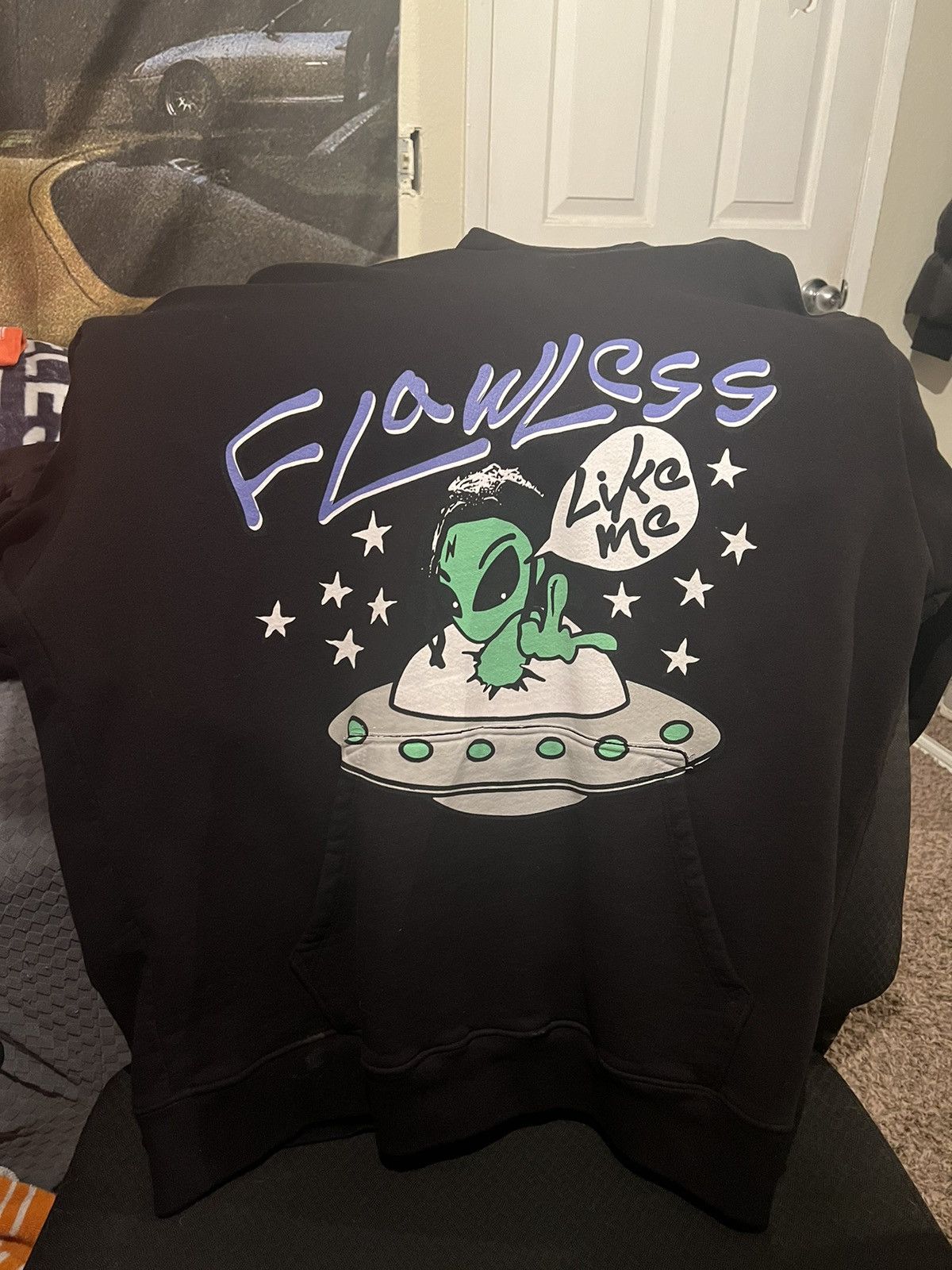 Band Tees Lucki Flawless Like Me Merch Alien Hoodie Size US L / EU 52-54 / 3 - 1 Thumbnail