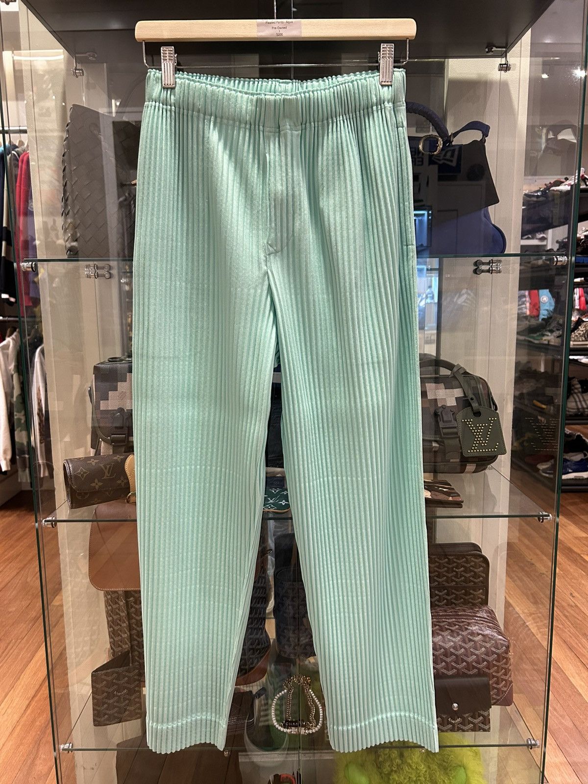 Homme Plisse Issey Miyake Issey Miyake Homme Plisse Pants - Aqua Size US 28 / EU 44 - 1 Thumbnail