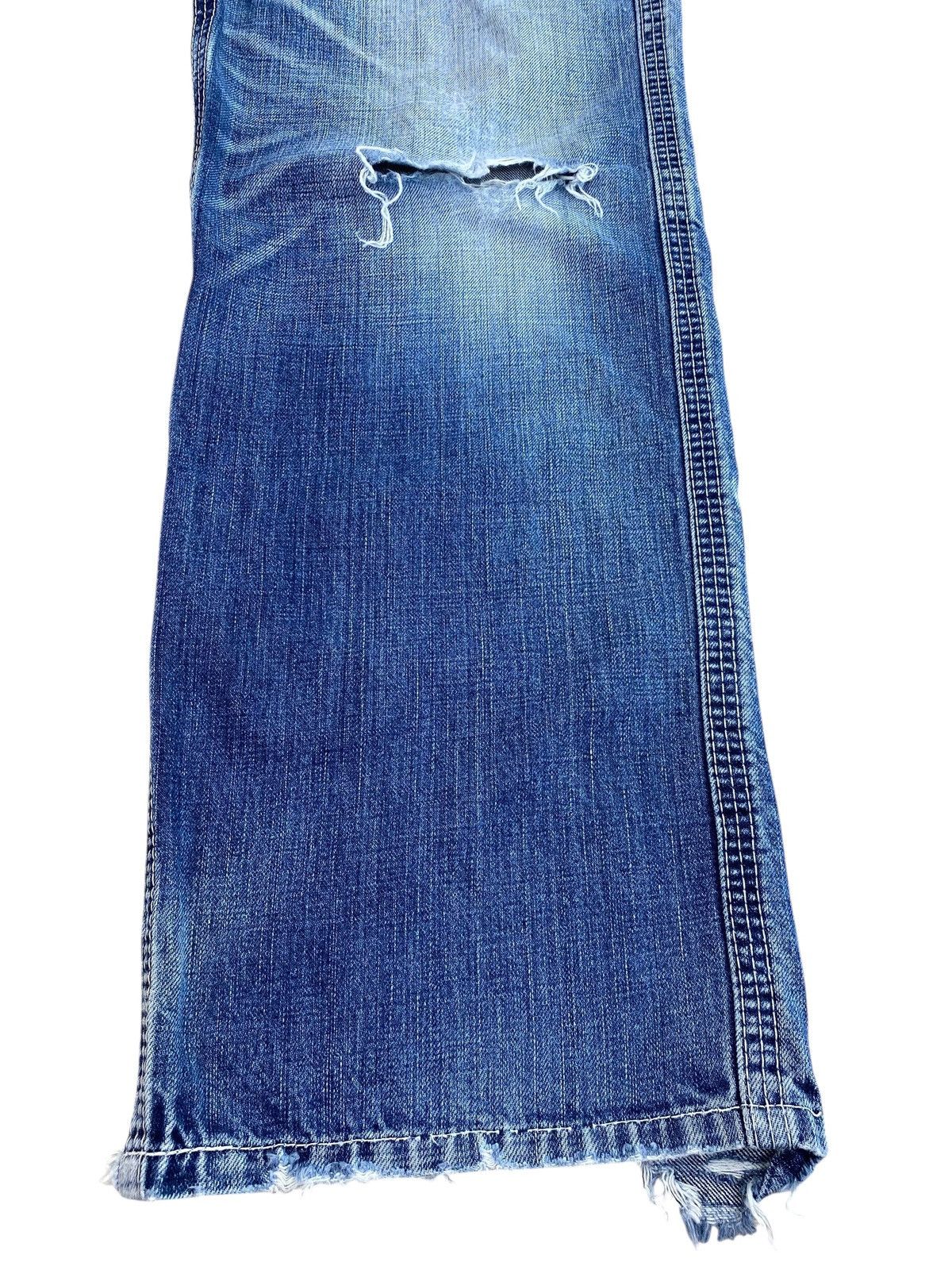 Levi's Levi’s Faded Blue Wash Ripped Style Loose Jeans Size US 29 - 6 Thumbnail