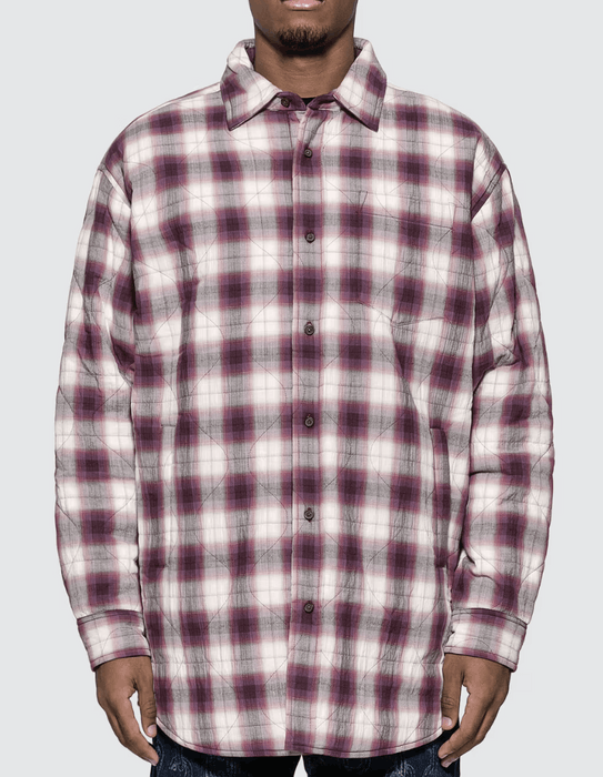 Acne Studios Acne Studios plaid quilted overshirt jacket | Grailed