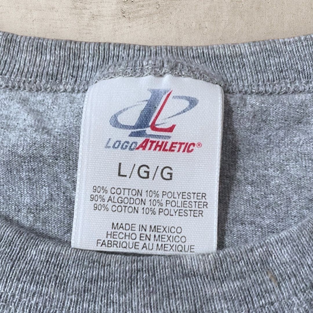 Logo Athletic × MLB × Vintage Vintage Y2K New York Mets Embroidered Logo MLB T Shirt Size US L / EU 52-54 / 3 - 3 Thumbnail