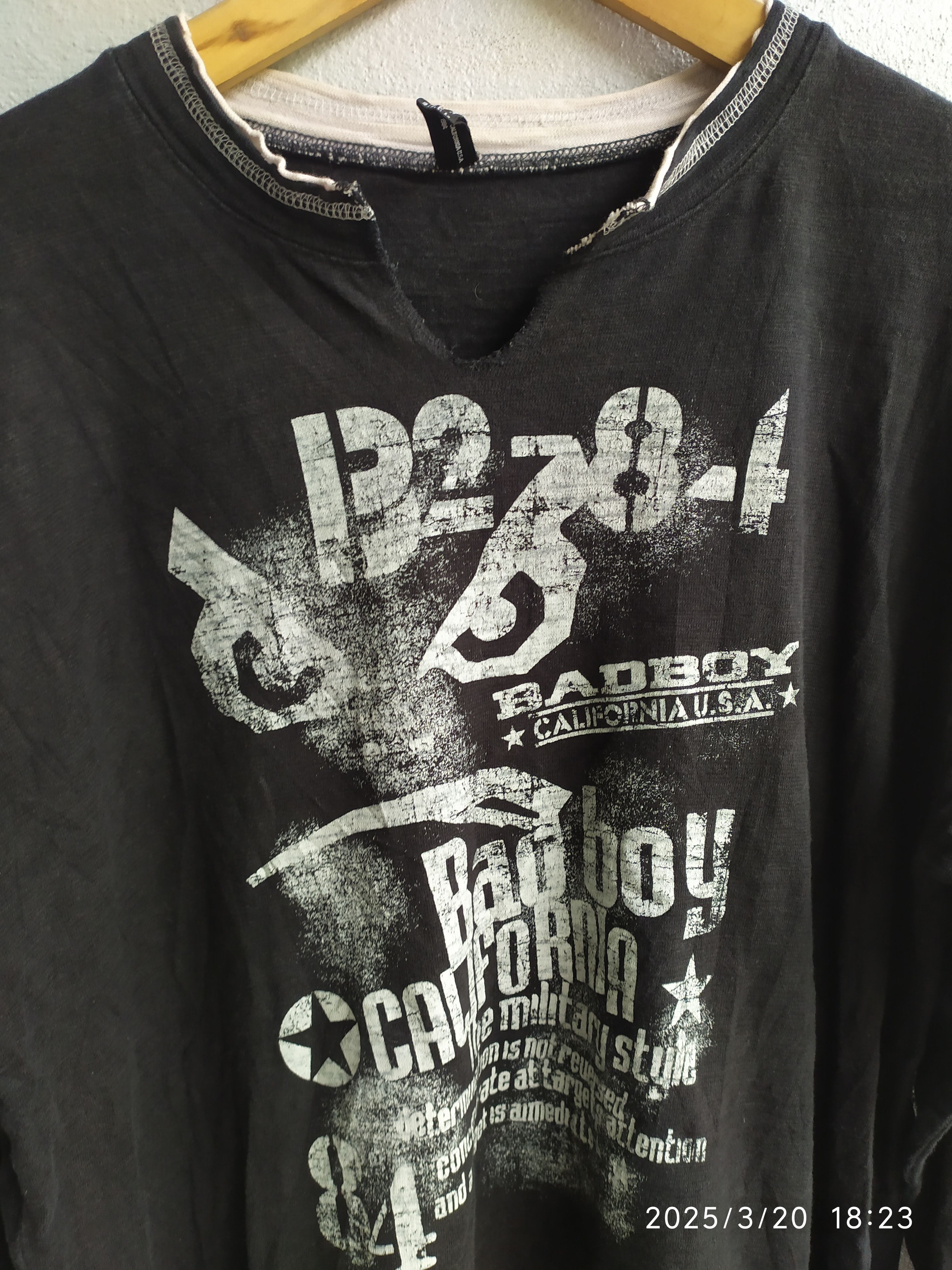 If Six Was Nine × Japanese Brand × Le Grande Bleu (L.G.B.) Badboy Military double layer Poem ifsixwasnine Lgb Style Size US L / EU 52-54 / 3 - 6 Thumbnail