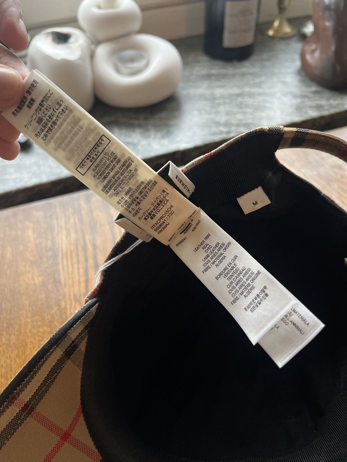 Burberry Burberry Check Baseball Cap Size ONE SIZE - 8 Thumbnail