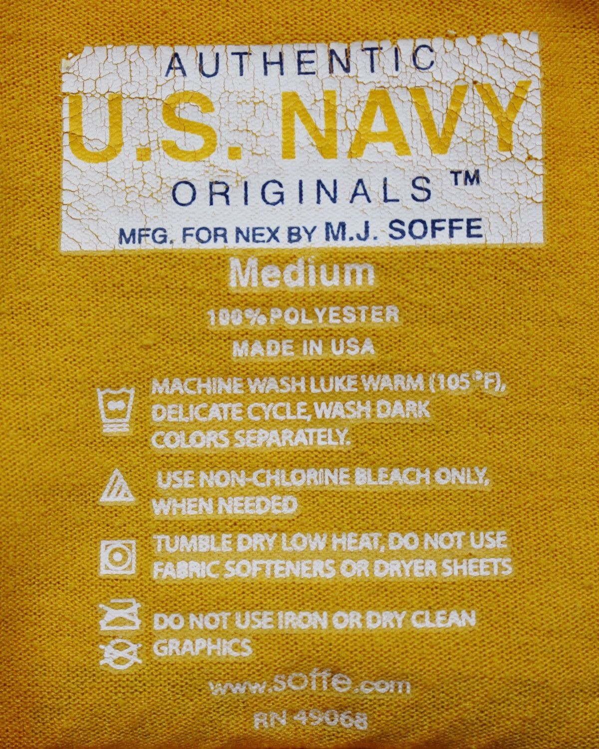 Vintage US NAVY REFLECTIVE TEE Size US M / EU 48-50 / 2 - 6 Thumbnail