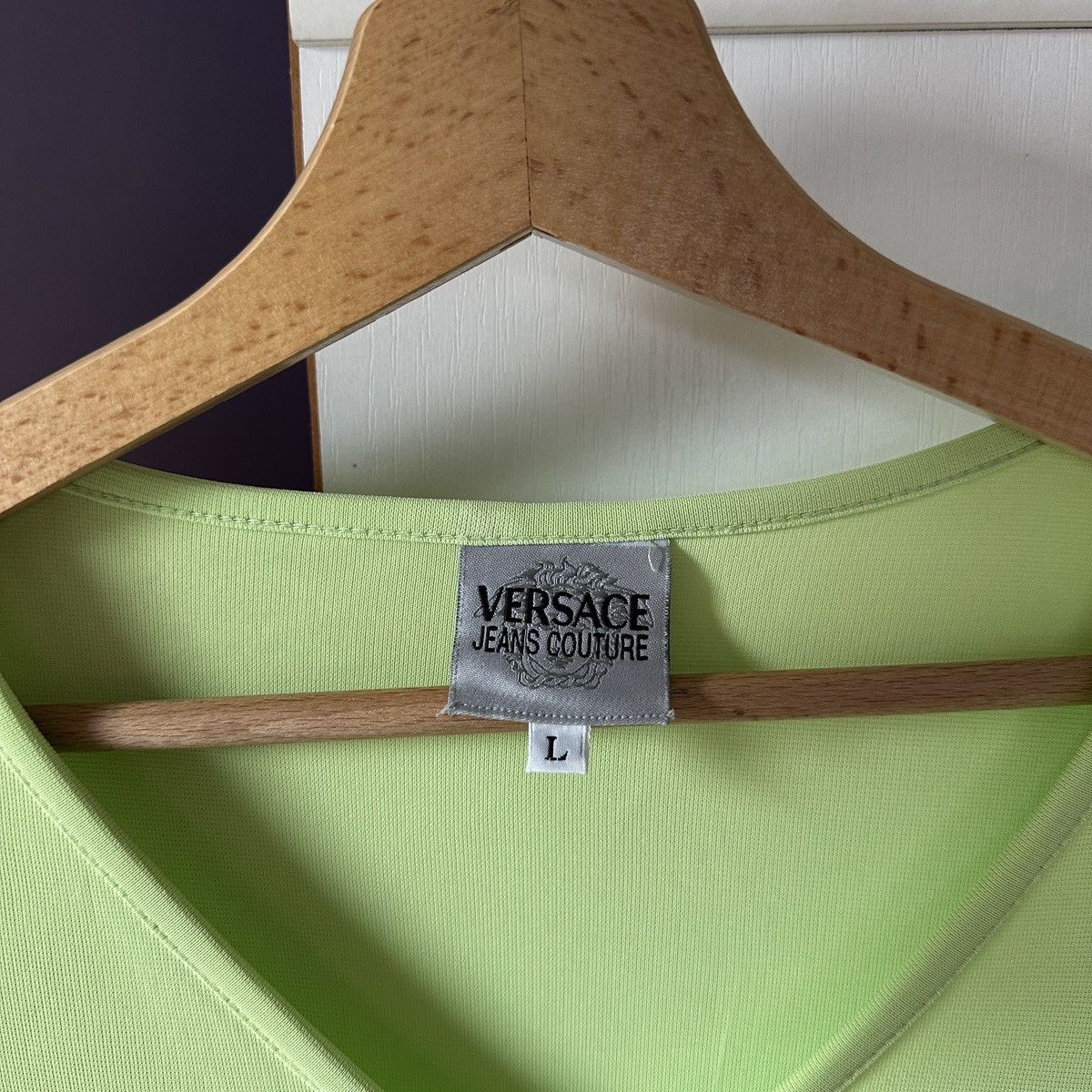 Versace Jeans Couture Vintage 90s Versace Jeans Couture Tank Top Blouse T-Shirt L Size L / US 10 / IT 46 - 5 Thumbnail