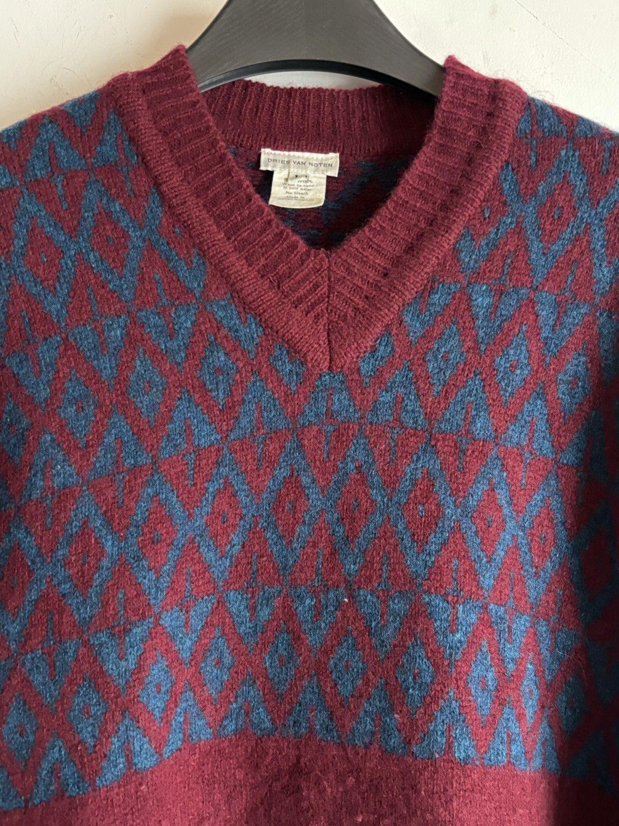Dries Van Noten Dries Van Noten | 00's Ethnic Pattern Sweater Size US L / EU 52-54 / 3 - 3 Thumbnail