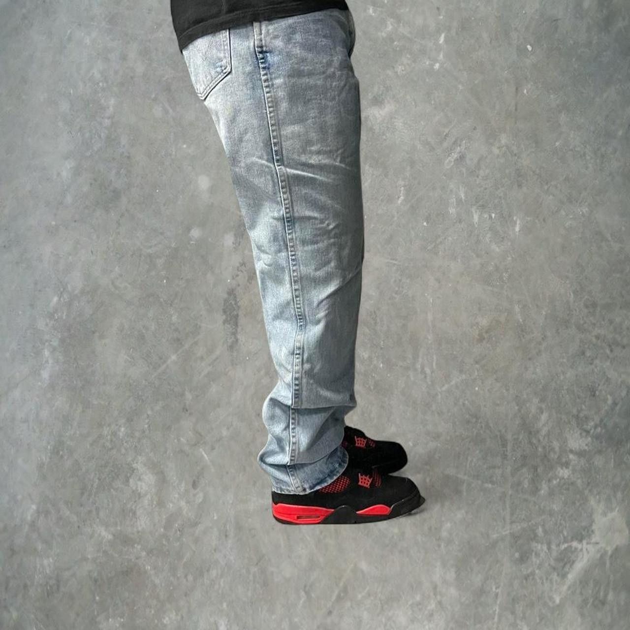 Vintage Crazy Vintage Y2K/2000s Baggy Skater Style Light wash Denim Jeans! Size US 36 / EU 52 - 2 Thumbnail
