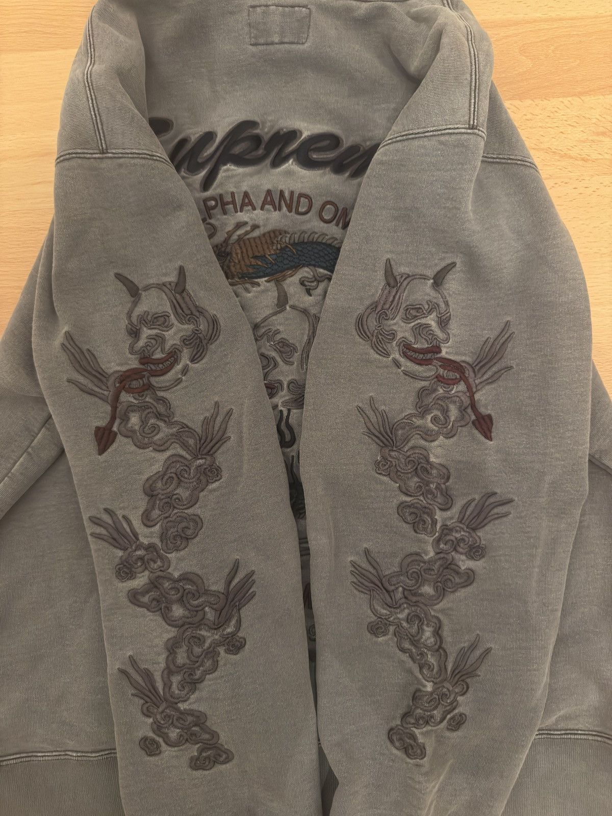 Supreme Supreme dragon overdyed hoodie Size US M / EU 48-50 / 2 - 4 Thumbnail