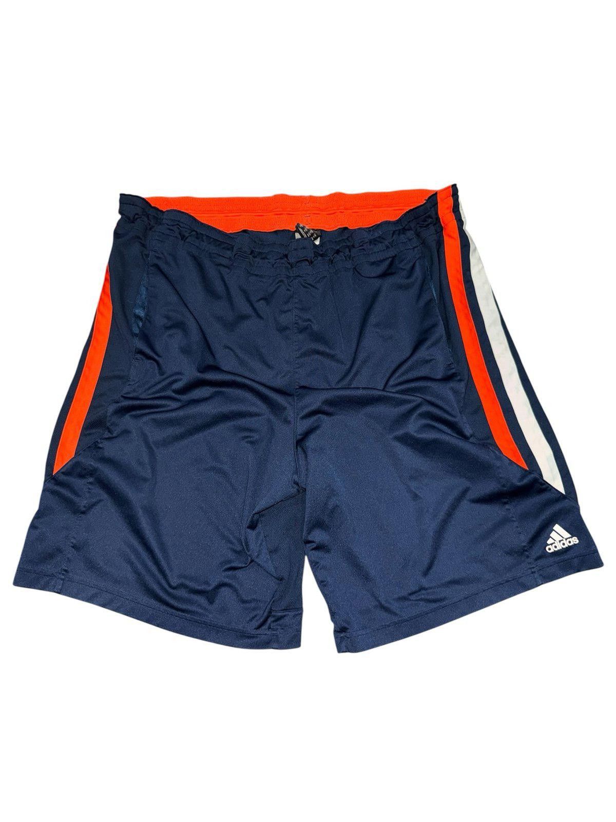 Adidas Vintage Adidas Orange Stripe Hoop Shorts Basketball Sz XL Size US 36 / EU 52 - 1 Thumbnail