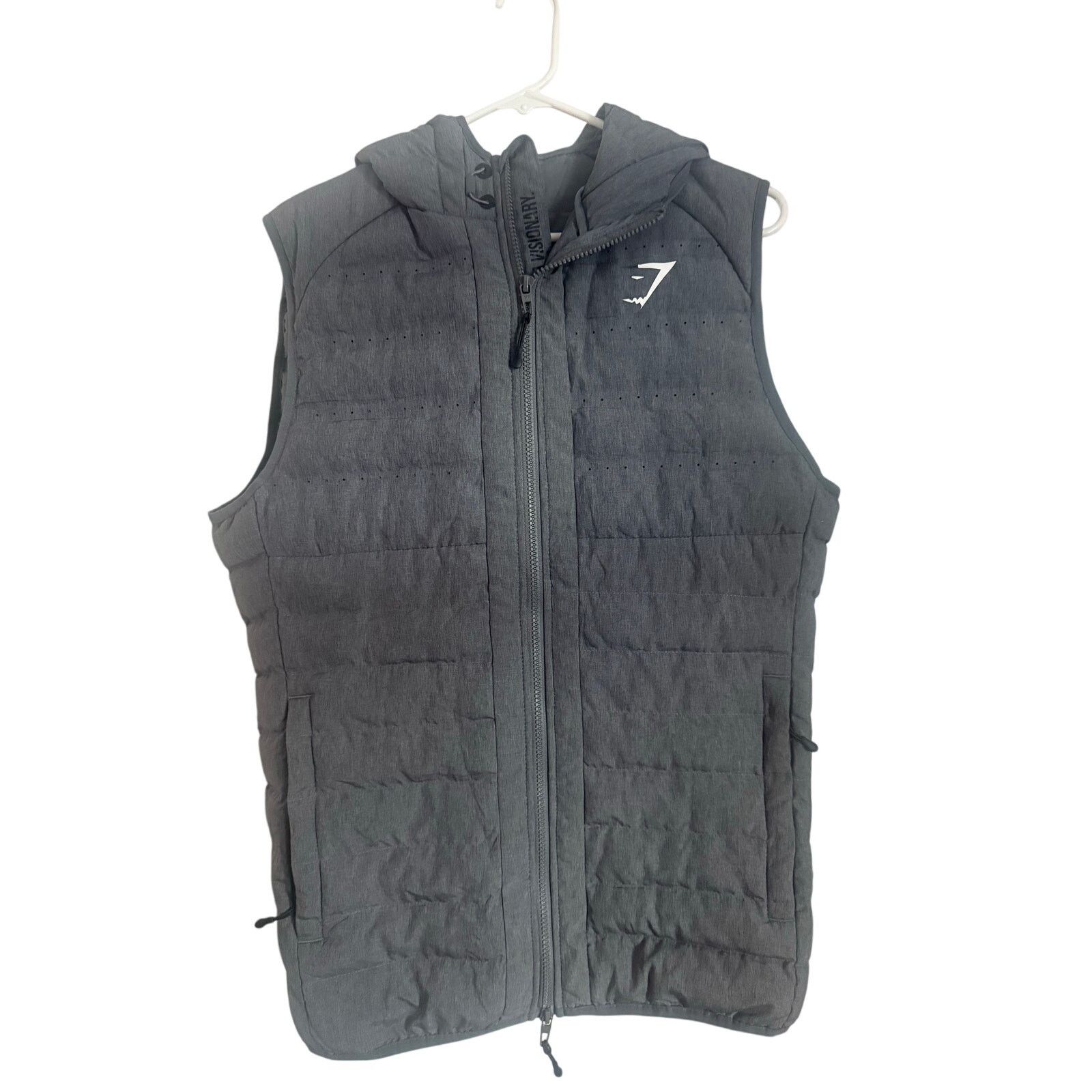 Gymshark Gymshark Sector Gilet V2 Gray Medium Men’s Vest Size US M / EU 48-50 / 2 - 2 Thumbnail