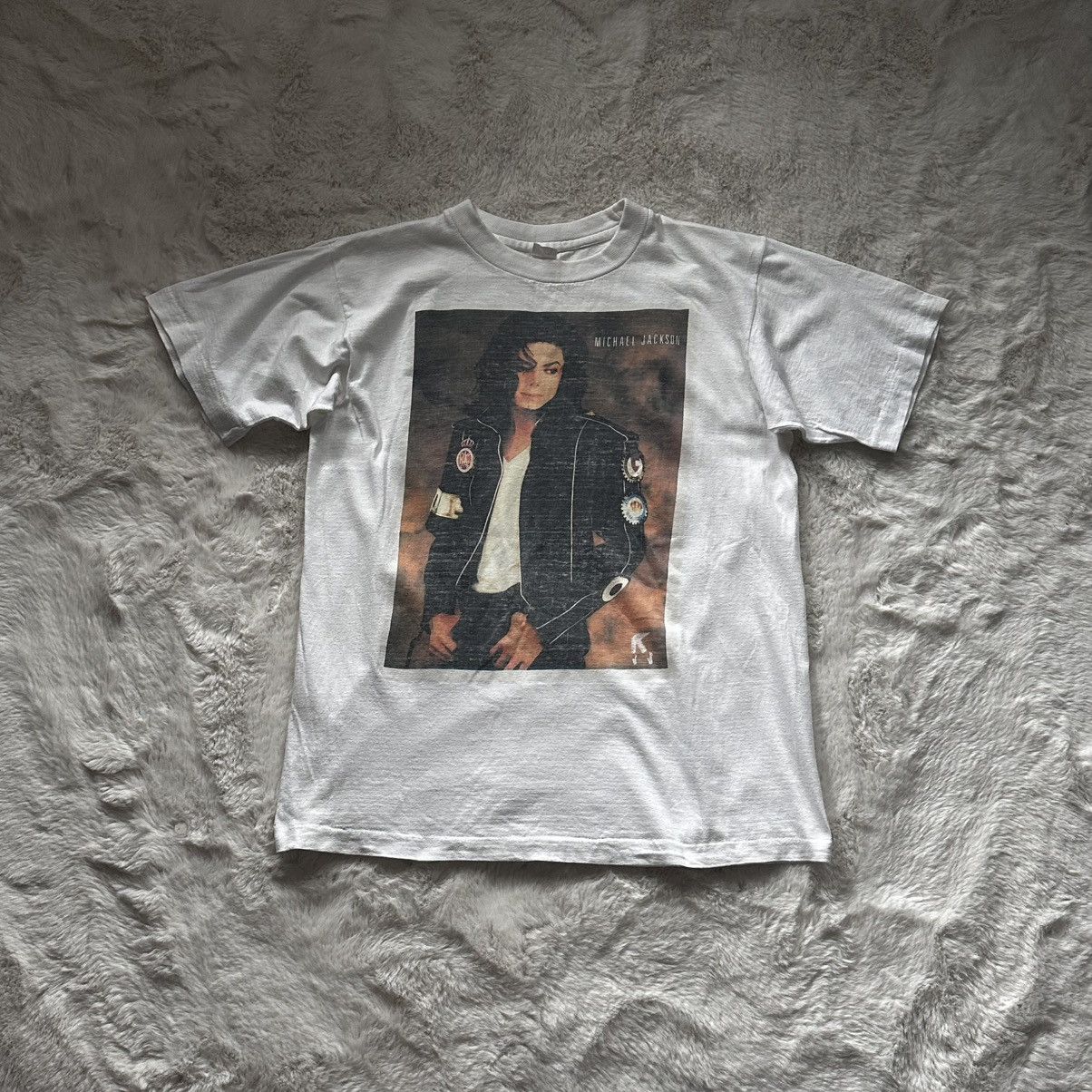 Vintage vintage Michael Jackson single stitch tee Size US M / EU 48-50 / 2 - 1 Thumbnail