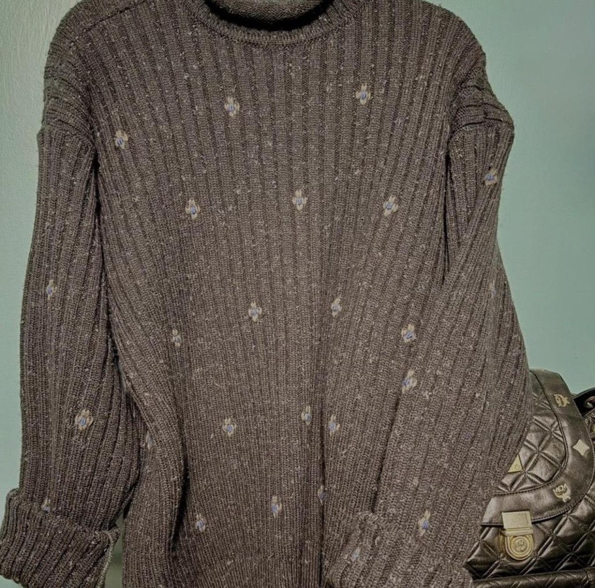 Giorgio Armani Vintage 1980s Giorgio Armani Wool Silk Sweater Size US L / EU 52-54 / 3 - 5 Thumbnail