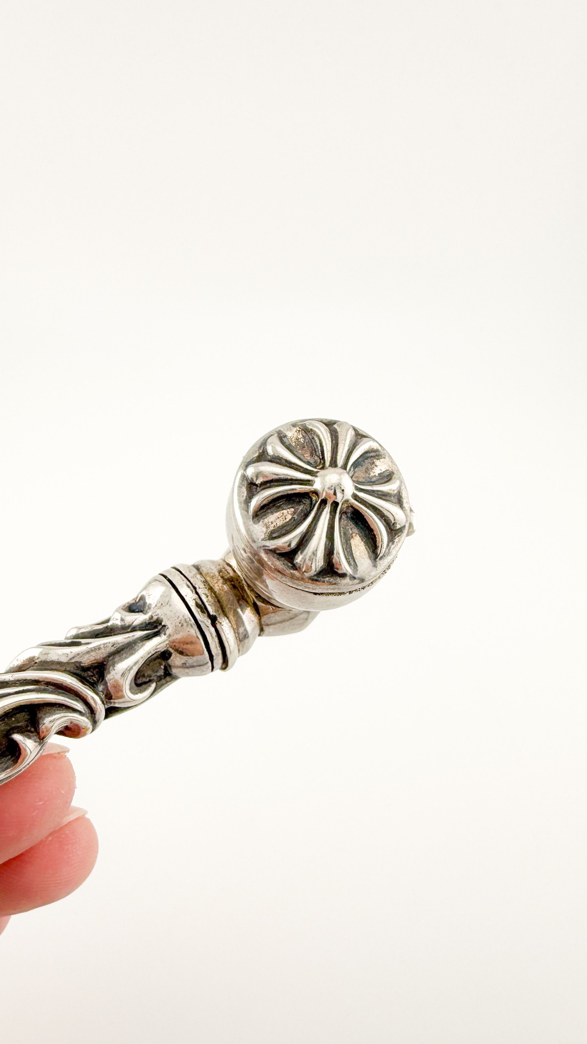 Chrome Hearts RARE! Chrome Hearts Silver Three Piece Pipe Size ONE SIZE - 6 Thumbnail