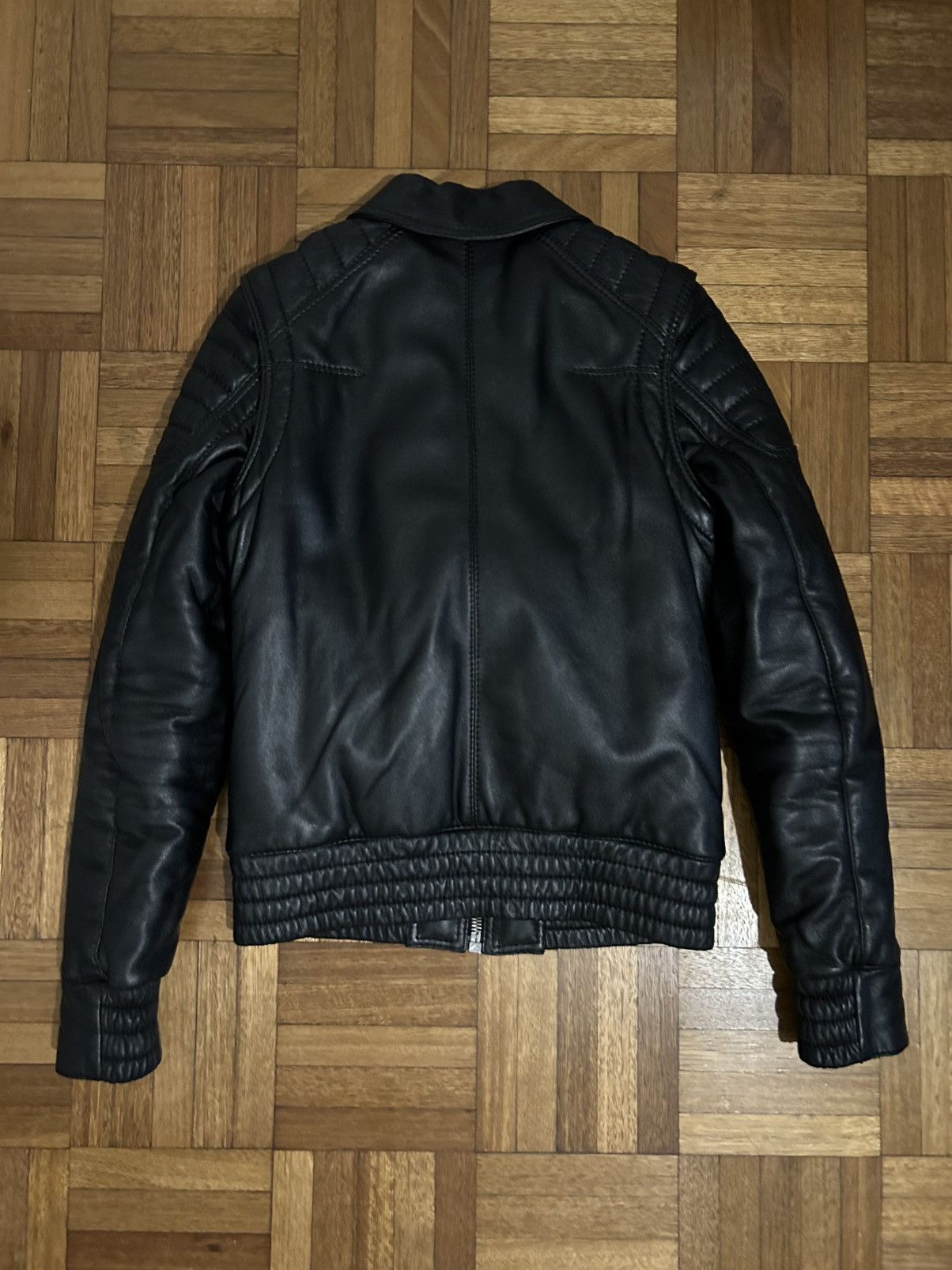 Dior Dior homme leather moto jacket Size US XXS / EU 40 - 4 Thumbnail