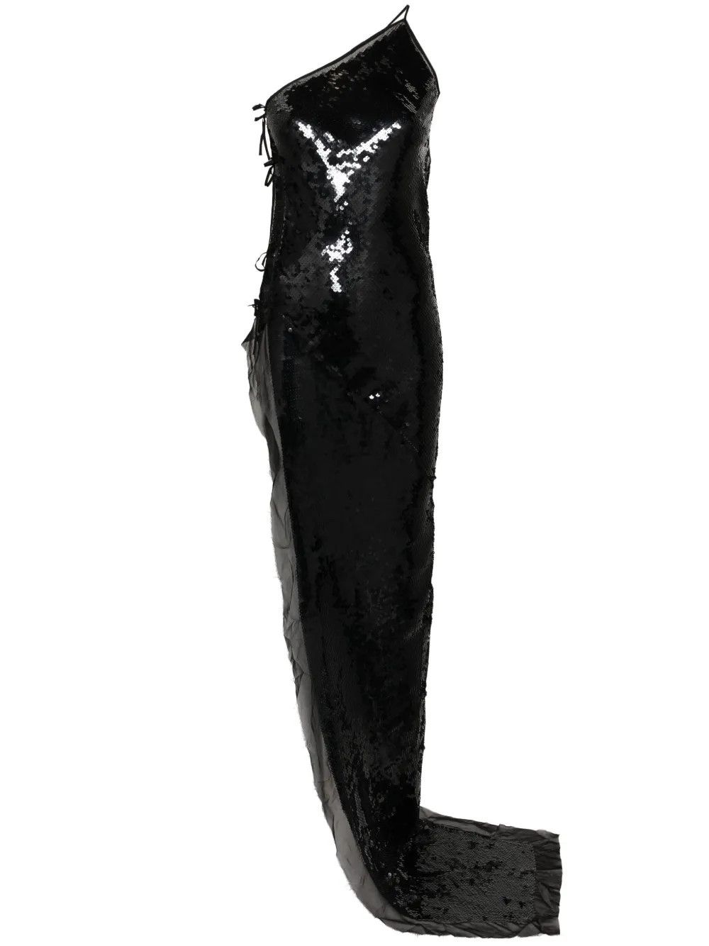 Rick Owens o1y0126 Maxi Dress in Black Size S / US 4 / IT 40 - 1 Thumbnail