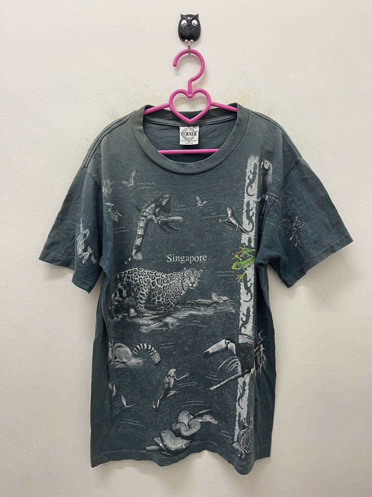 Habitat Rare Vintage Turner Industries Animal Tees Made in USA Size US M / EU 48-50 / 2 - 1 Thumbnail