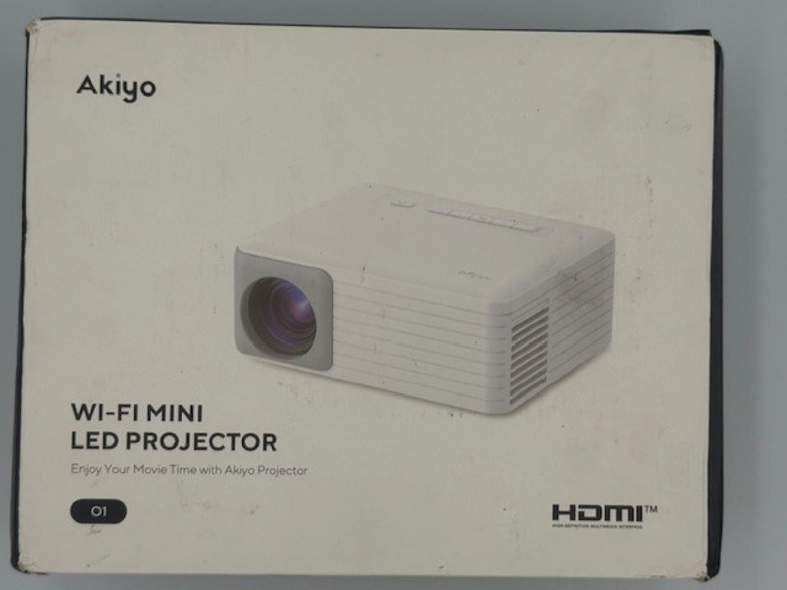 Other Akiyo Wi-Fi Mini LED Projector New in Box Portable Size ONE SIZE - 1 Thumbnail