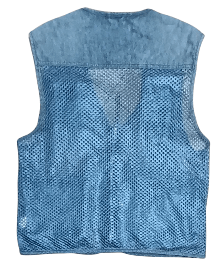 Japanese Brand × Vintage NEPUCA MESH AND DENIM TACTICAL OUTDOOR VEST JACKET Size US XL / EU 56 / 4 - 5 Thumbnail