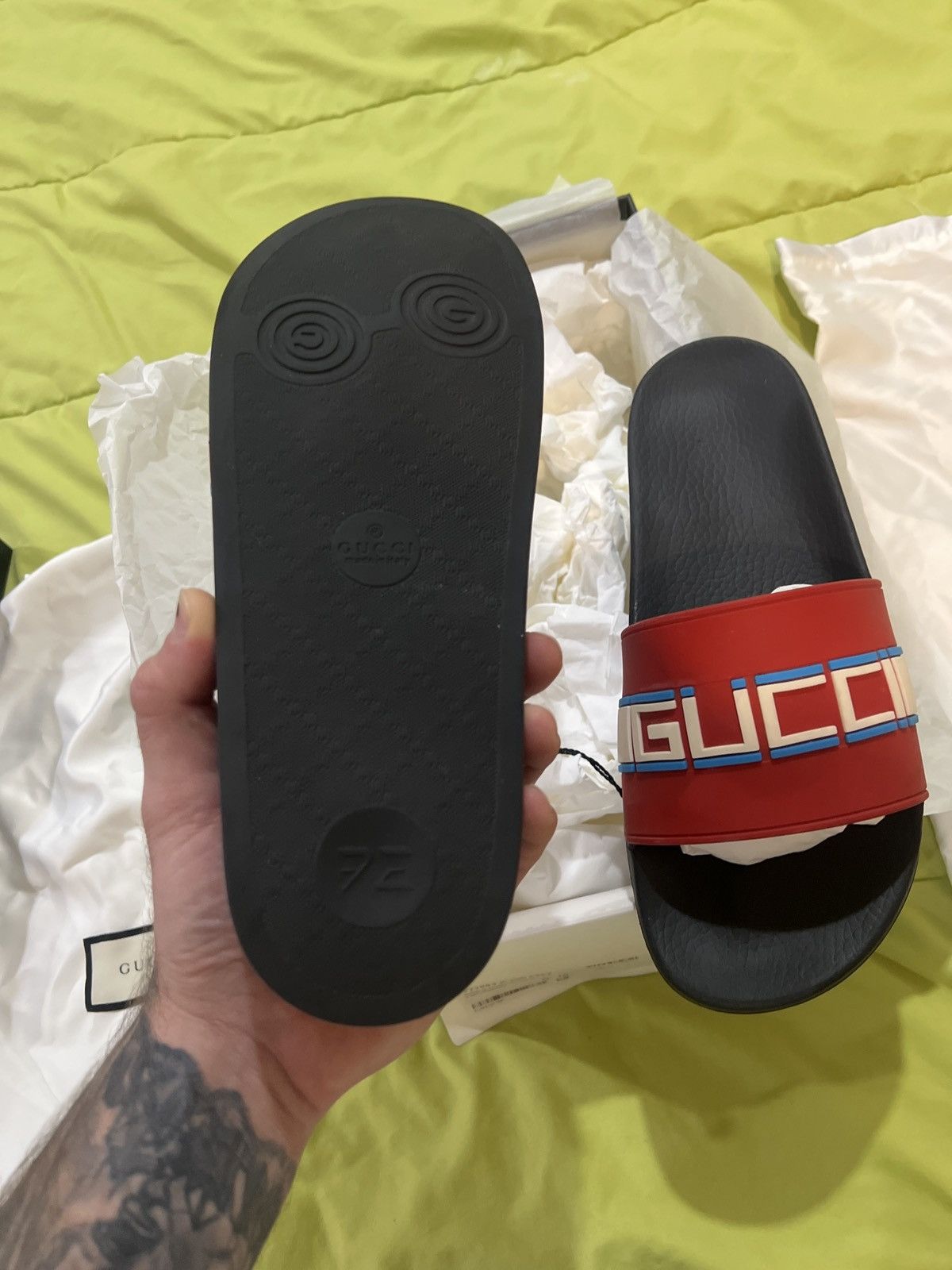 Gucci Gucci slides Size US 10 / EU 43 - 5 Thumbnail