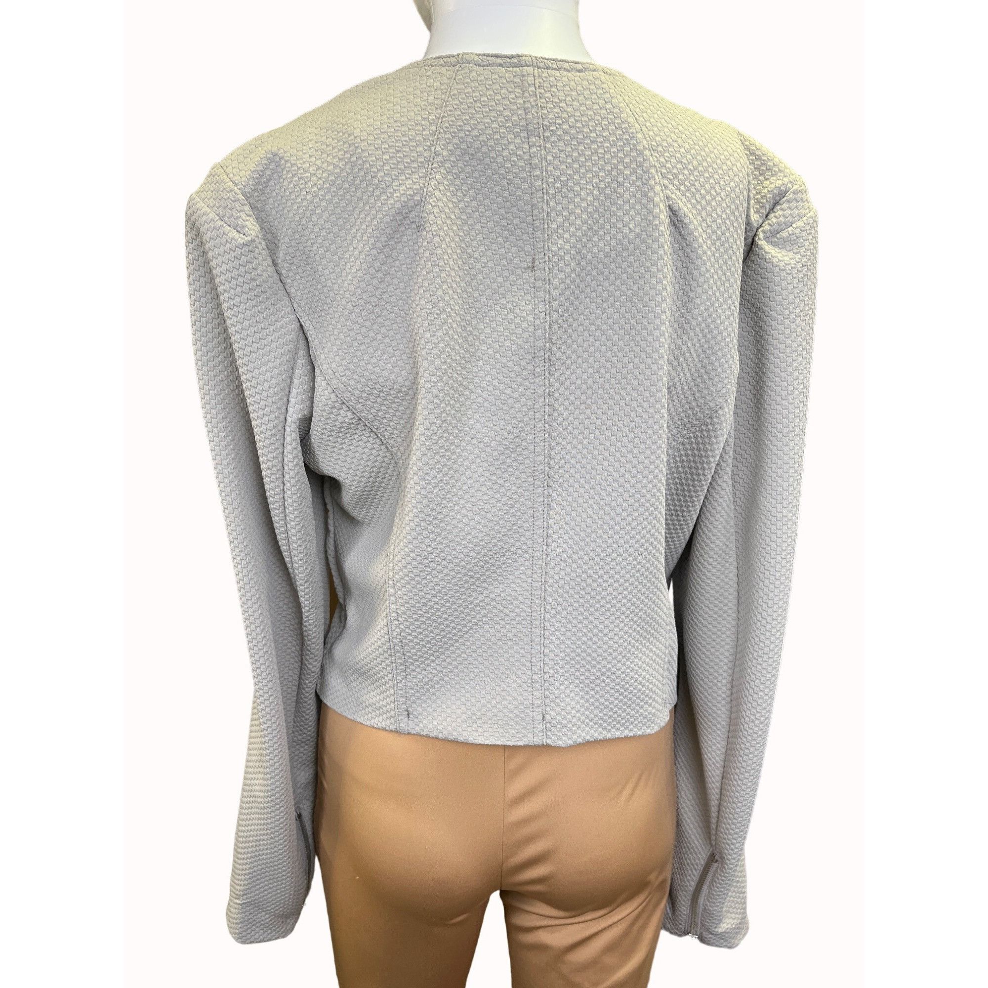 Other Baccini Women's Grey Jacket/Lightweight Size M SKU 5277 Size M / US 6-8 / IT 42-44 - 2 Thumbnail