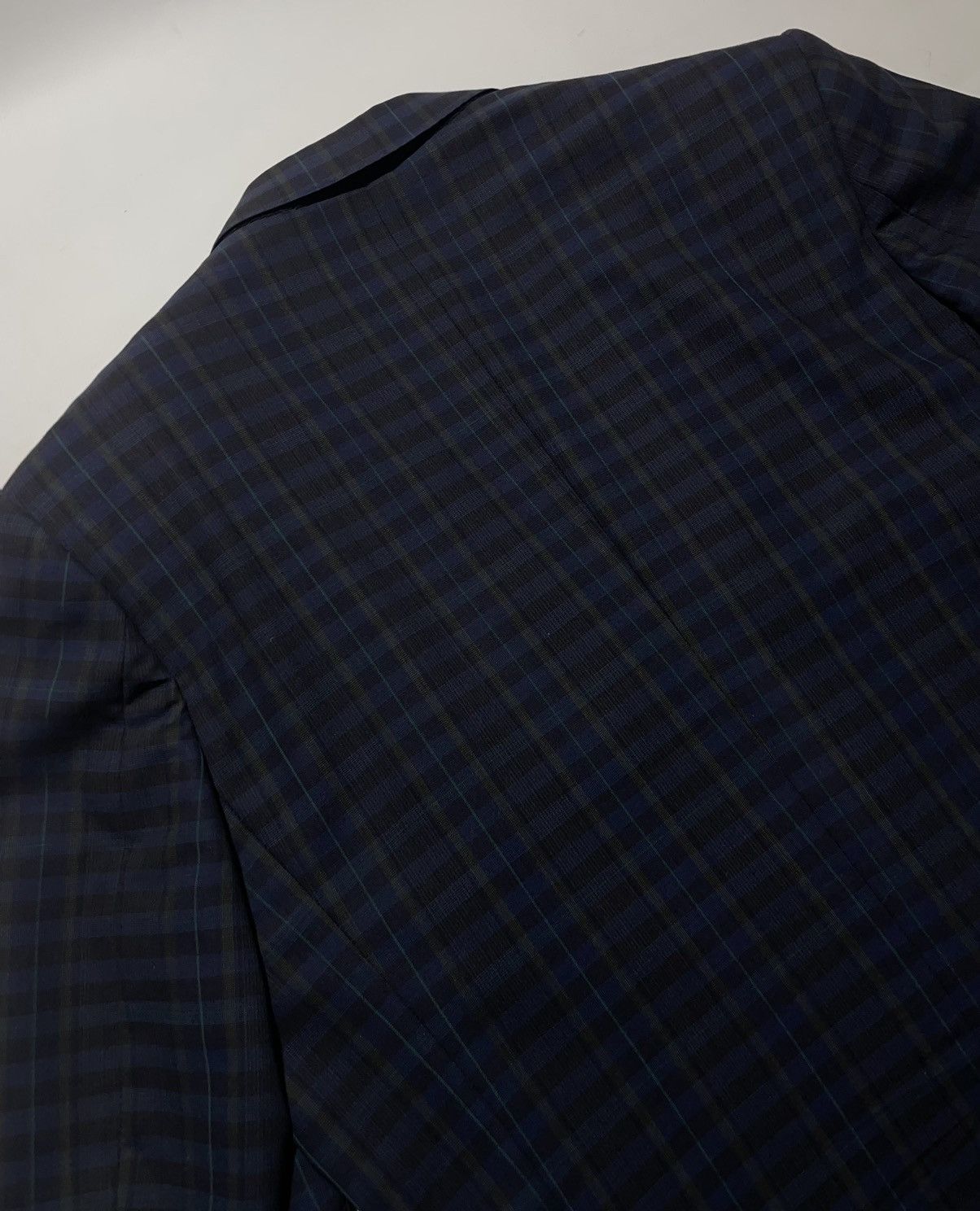 Ermenegildo Zegna Ermenergildo Zegna Plaid Blazer Size 54R - 10 Thumbnail