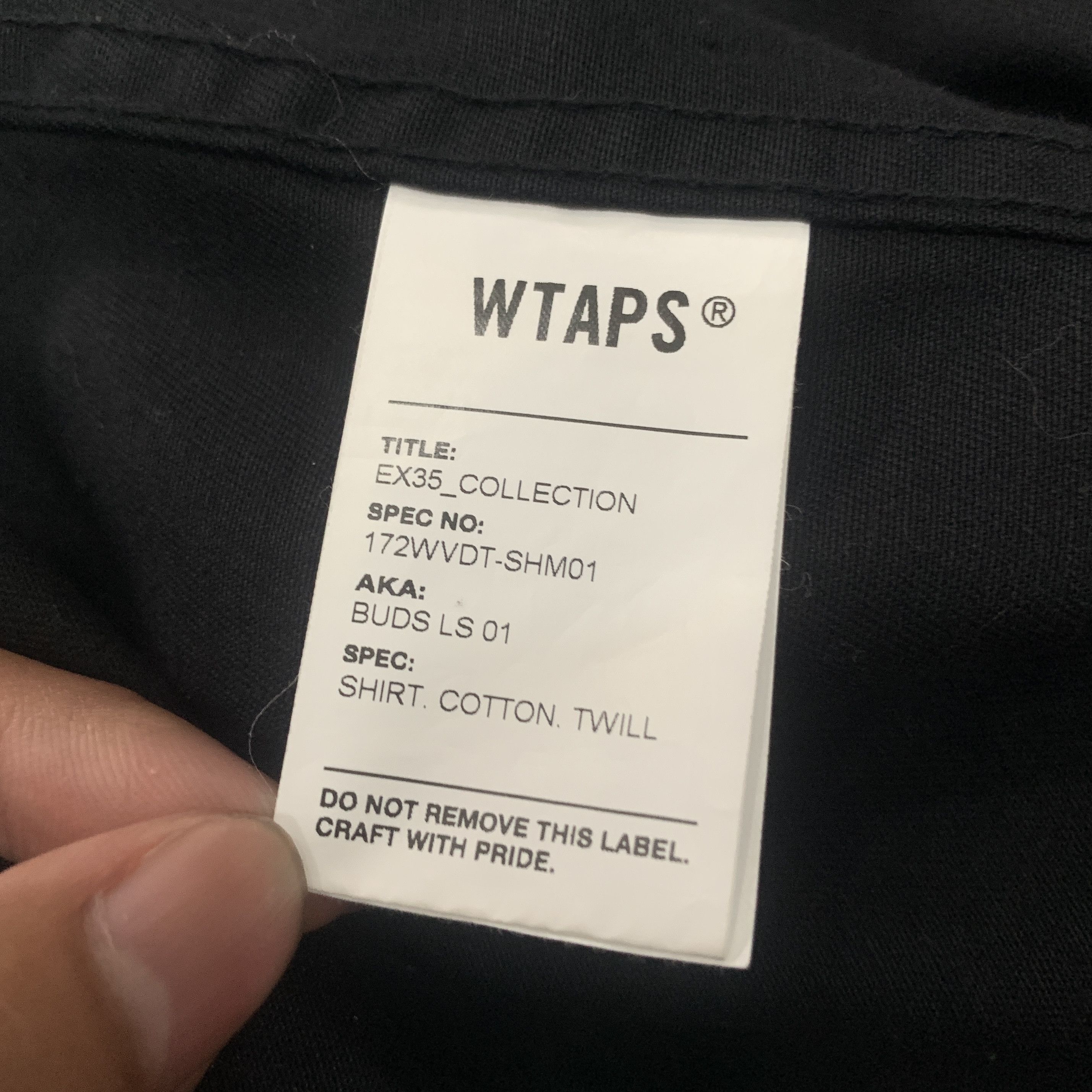 Wtaps Wtaps buds ls 01 shirt cotton twill Size US M / EU 48-50 / 2 - 6 Thumbnail