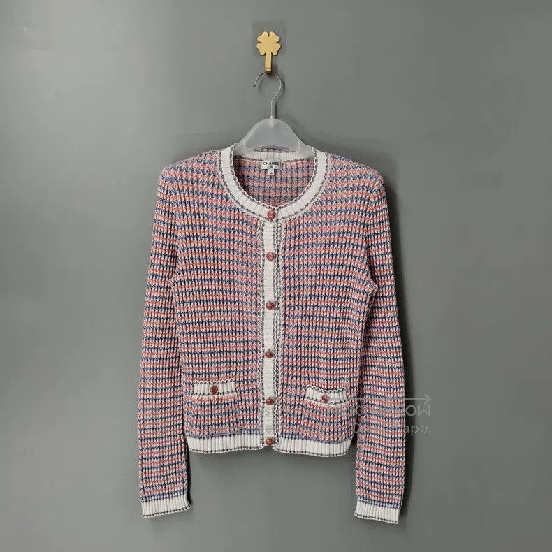 Chanel Chanel Spring and Summer Preview Series Pink Knitted Round Size S / US 4 / IT 40 - 1 Thumbnail