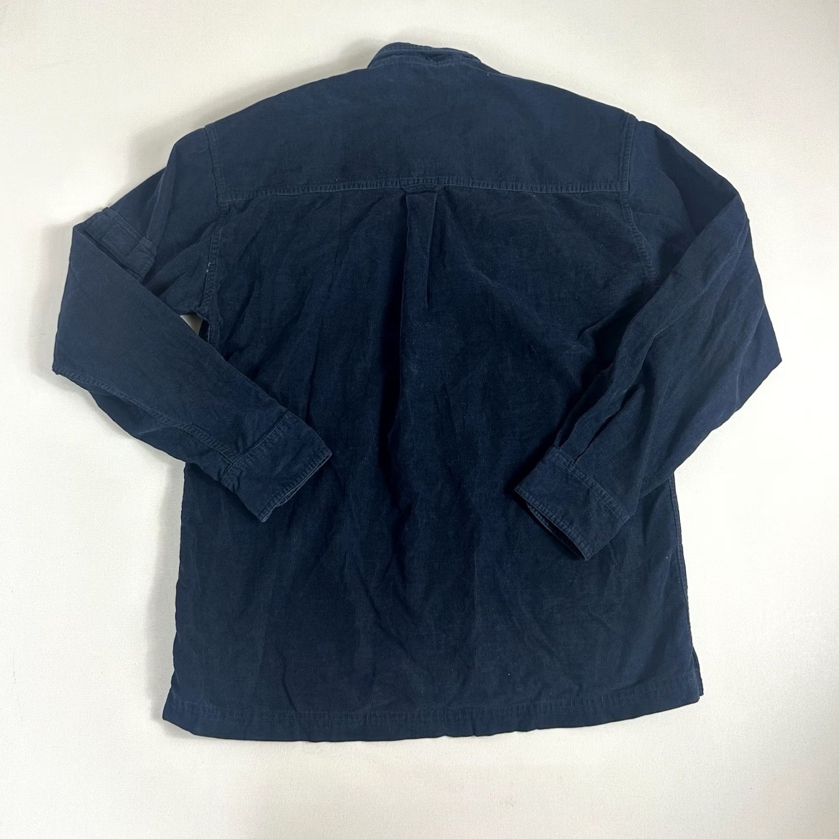 Chaps VINTAGE Chaps Ralph Lauren Button-Up Shirt Mens Medium Corduroy Long Sleeve Blue Shirt Size US M / EU 48-50 / 2 - 2 Thumbnail