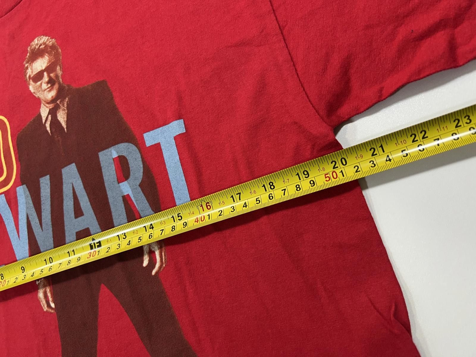 Other 2001 Rod Stewart Red Graphic T-Shirt Large Size ONE SIZE - 5 Thumbnail