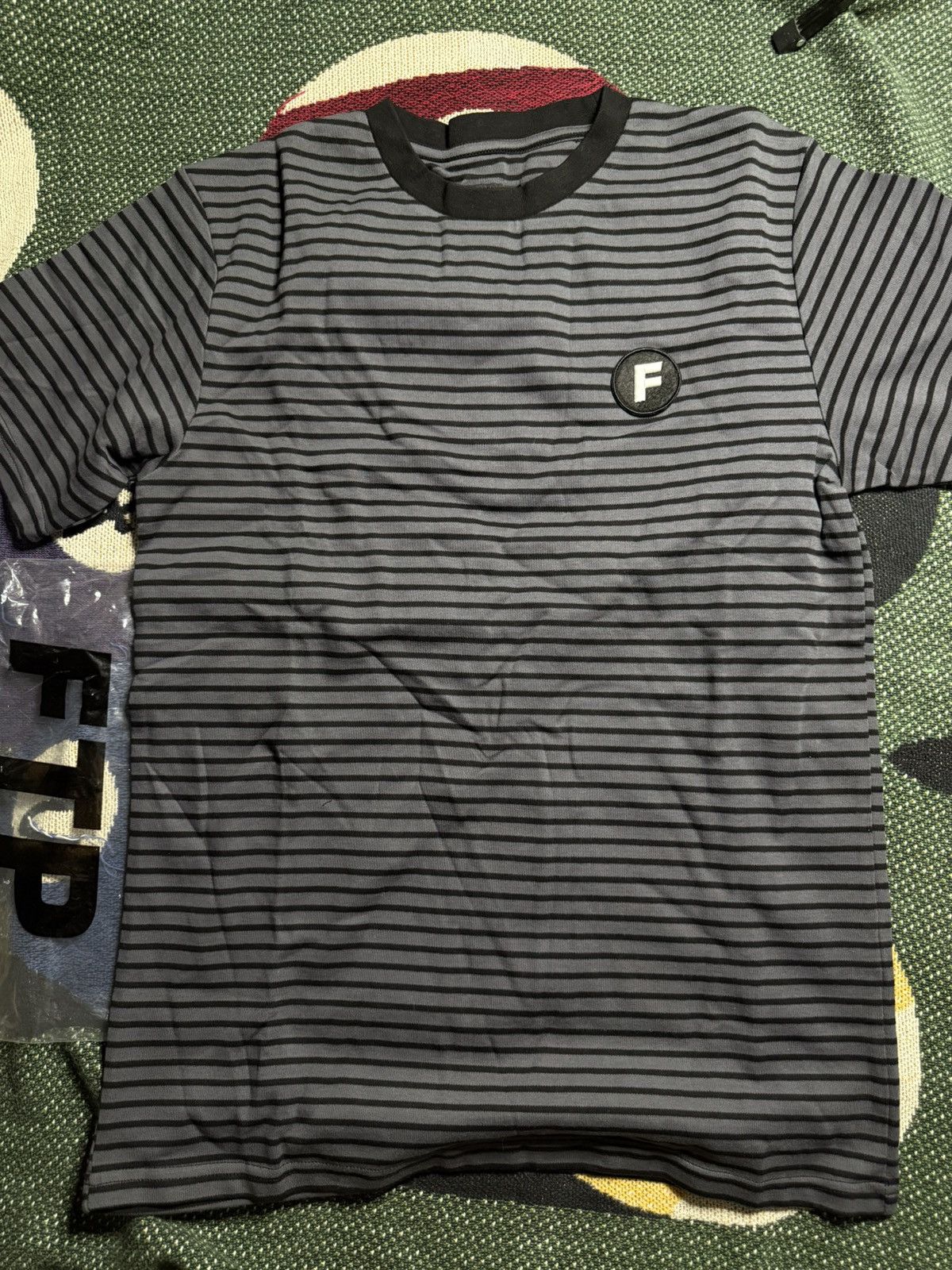 Fuck The Population SS19 FTP stripped shirt grey M Size US M / EU 48-50 / 2 - 4 Thumbnail