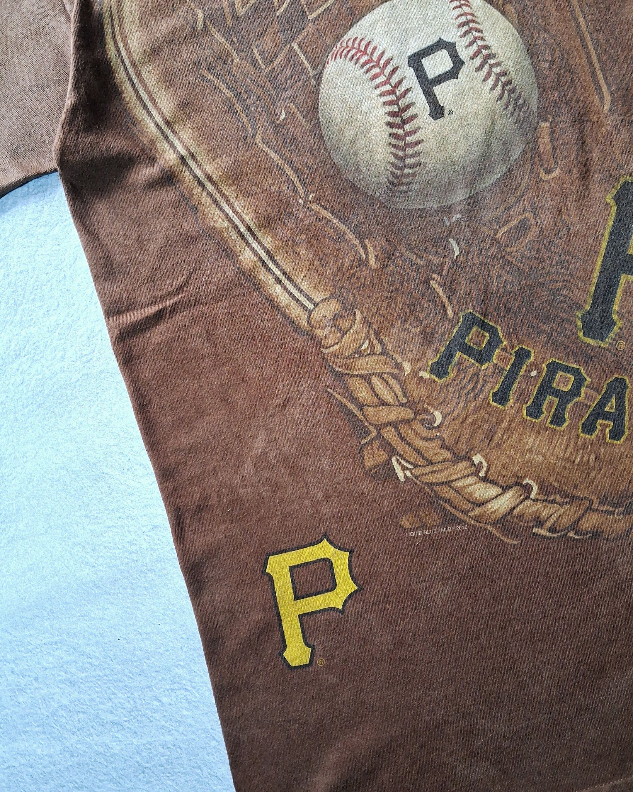 Liquid Blue MLB PITTSBURGH PIRATES GLOVE LIQUID BLUE 2016 BROWN WASHED Size US XL / EU 56 / 4 - 4 Thumbnail