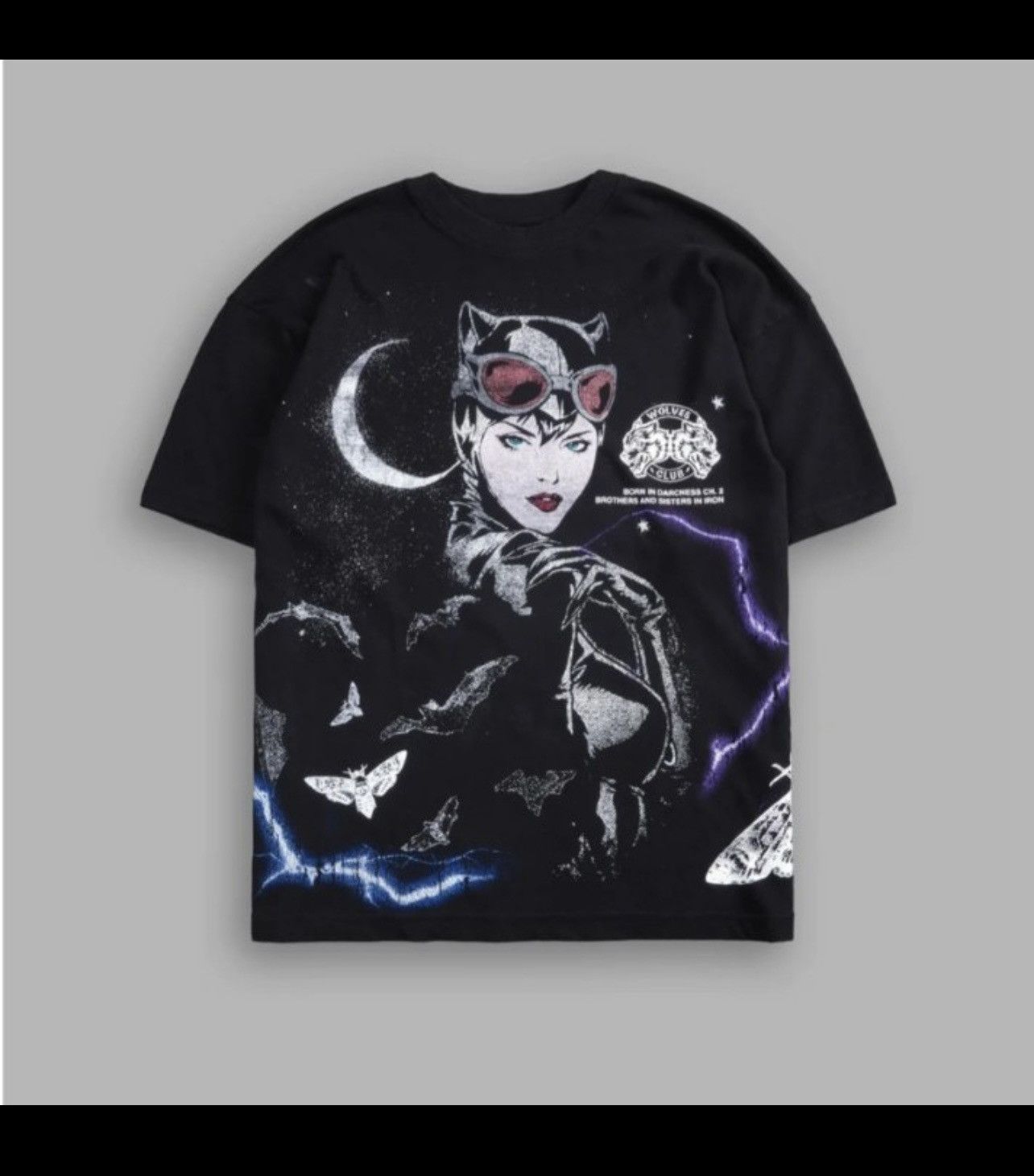 Darc Sport Darc Sport Catwoman "Side By Side" Oversized Tee in Black Size US XL / EU 56 / 4 - 1 Thumbnail