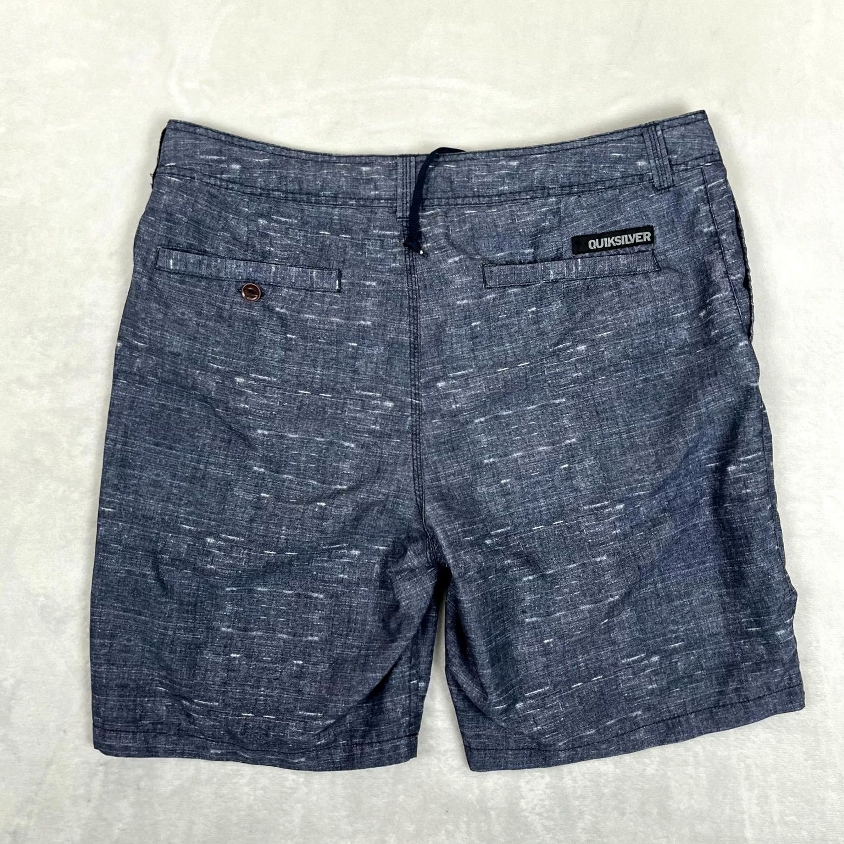 Quiksilver Quiksilver Amphibians Shorts Mens 38 Blue Hybrid Chino Boardshort 9 Inseam Surf Size US 38 / EU 54 - 7 Thumbnail