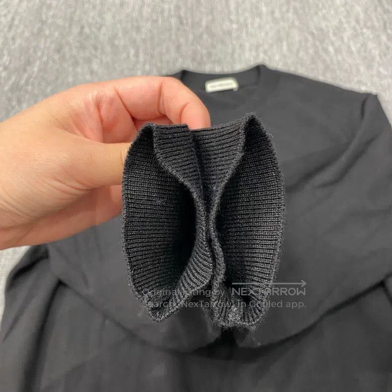 Balenciaga Balenciaga Gold Wheat Knitted Sweater Hoodie/M Size Size US M / EU 48-50 / 2 - 8 Thumbnail