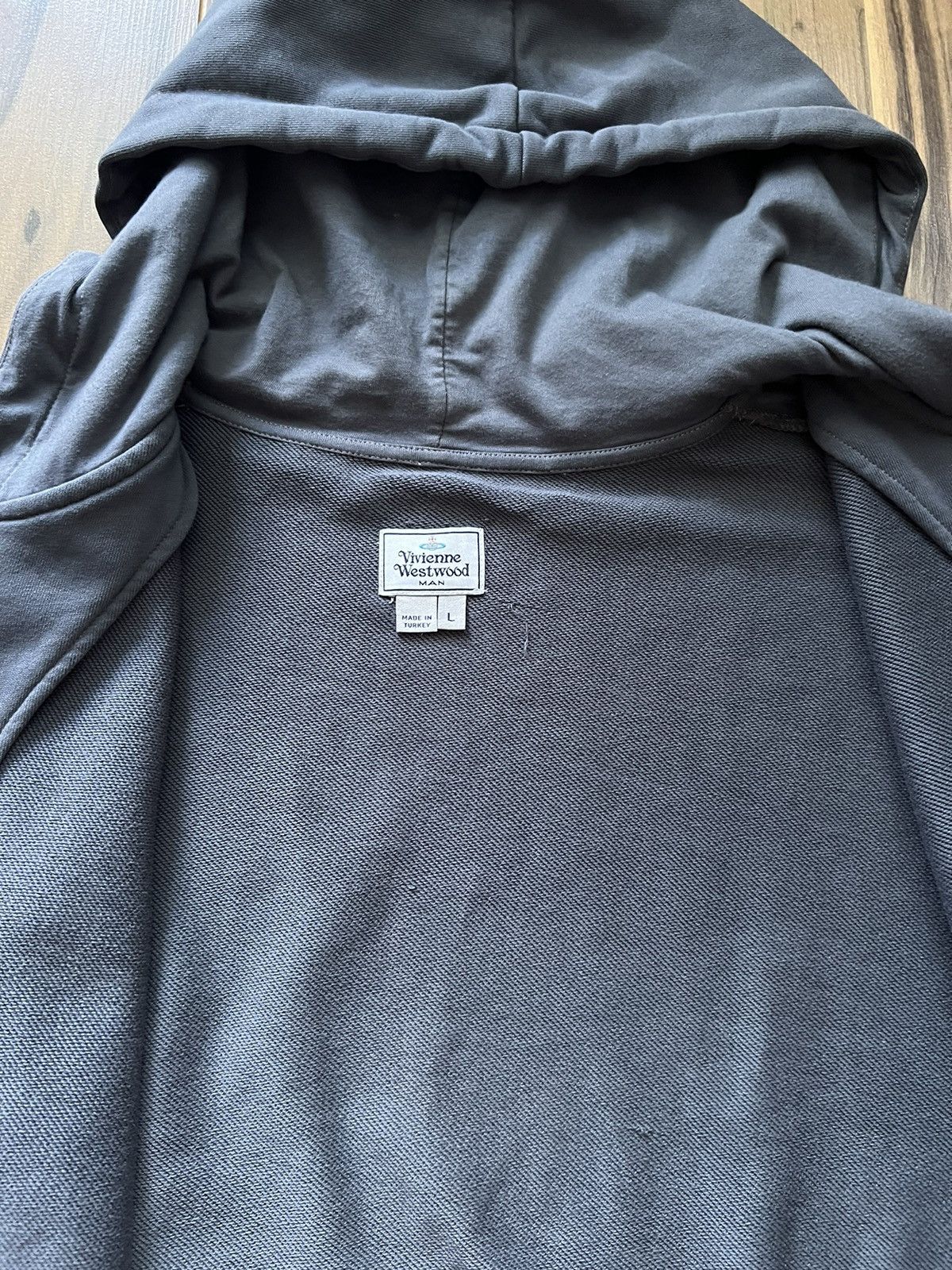 Vivienne Westwood Vivienne Westwood Custom Hoodie Zip Sweatshirt Size US L / EU 52-54 / 3 - 9 Thumbnail