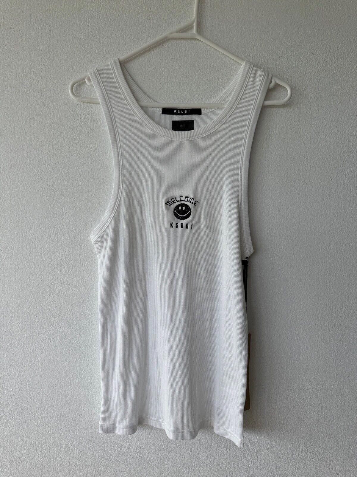 Ksubi new ksubi tee shirt medium m zine debut singlet rib white Size US M / EU 48-50 / 2 - 1 Thumbnail